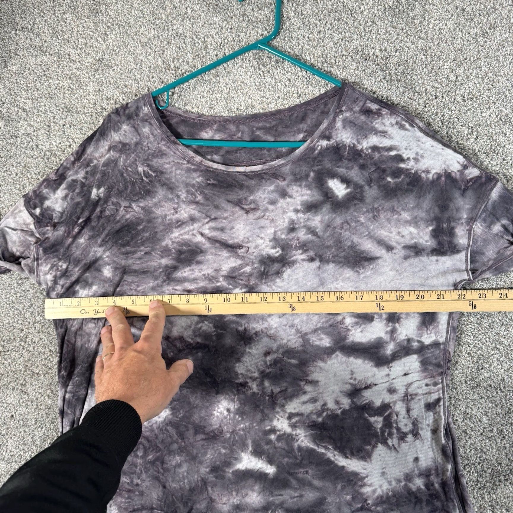Lululemon Lululemon Top L Twist Front Tie Dye Revival Y2K Hippie Athleisure Relaxed Drapey T-Shirt Long Sleeve Multicolor Womens Mens? Size L / US 10 / IT 46 - 3 Thumbnail