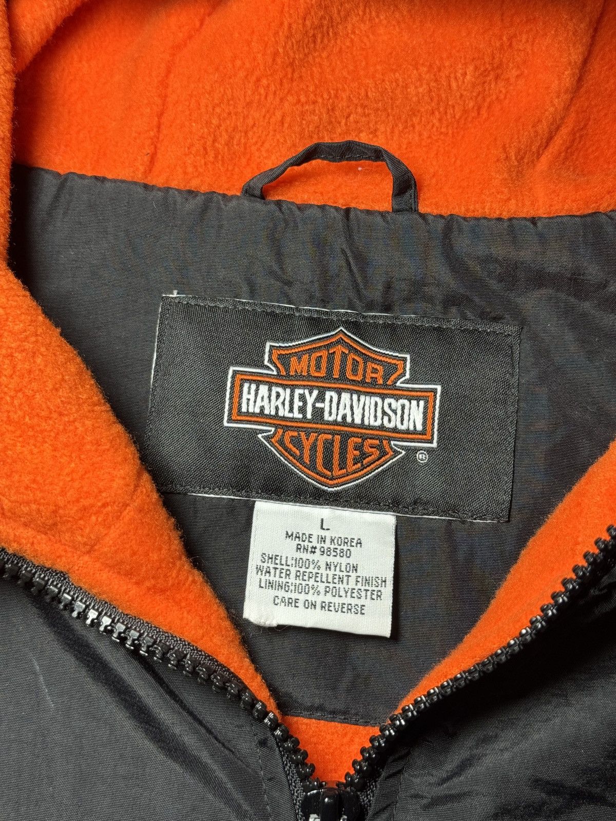 Harley Davidson Vintage 90s Harley Davidson Screamin Eagle Fleece Jacket Size US L / EU 52-54 / 3 - 4 Thumbnail