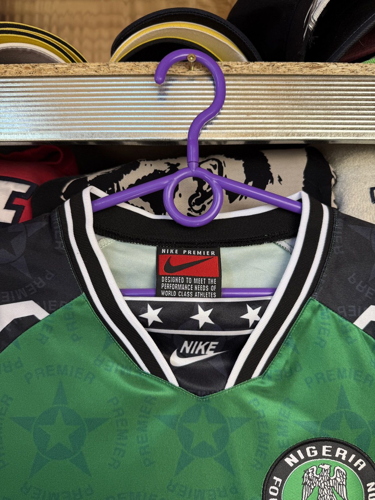 Nike 1998/2000 Nike Nigeria Vintage Soccer Jersey T-Shirt Tee Size US L / EU 52-54 / 3 - 4 Thumbnail