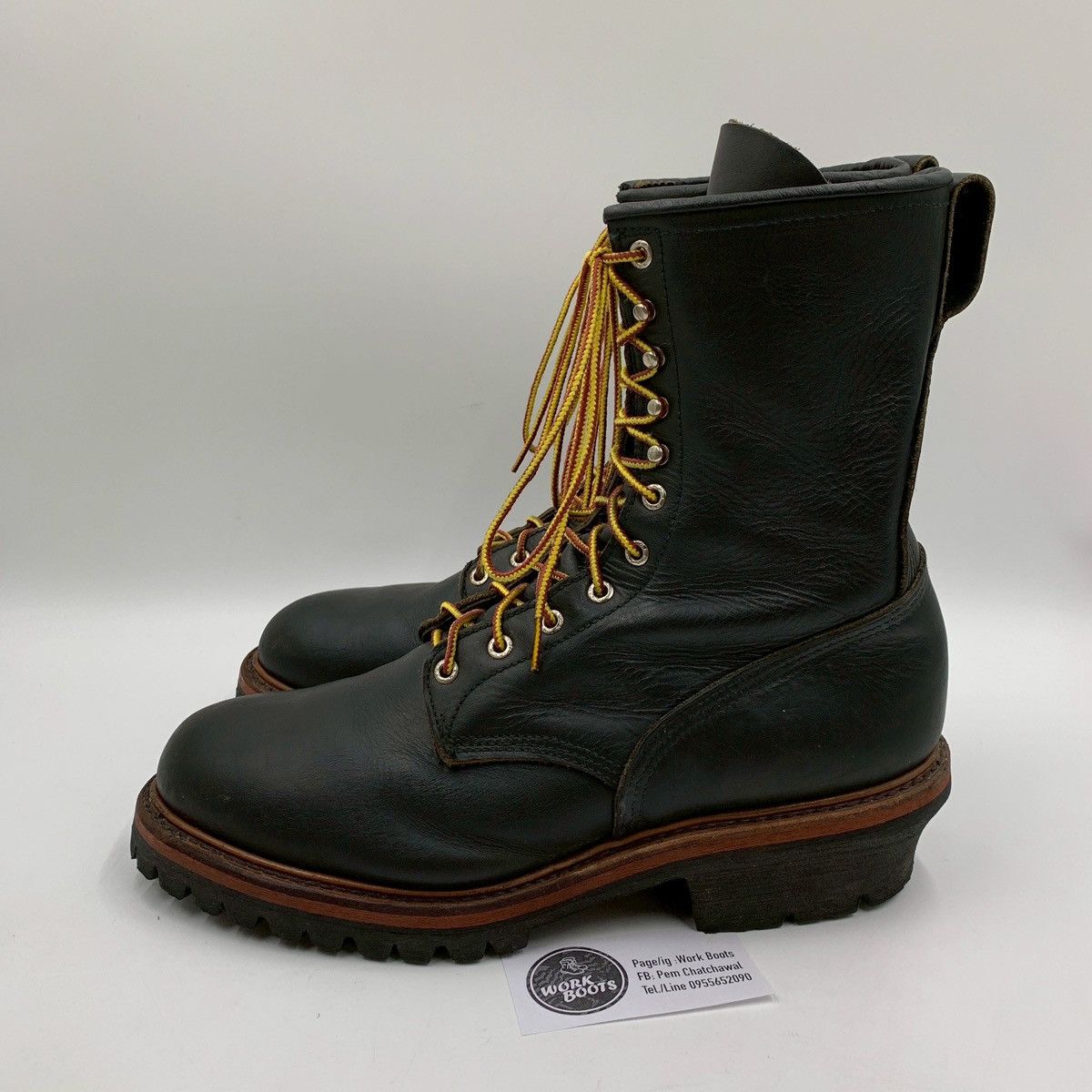 Red Wing Redwing 218 logger boots Size US 12.5 / EU 45-46 - 4 Thumbnail