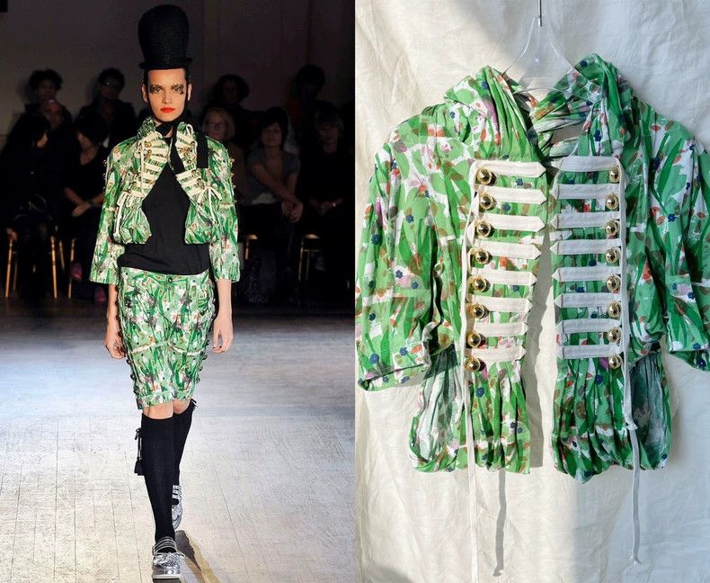 Comme des Garcons CDG Tao Deformed Knight Buckle Print Top - dmc Size US M / EU 48-50 / 2 - 1 Thumbnail