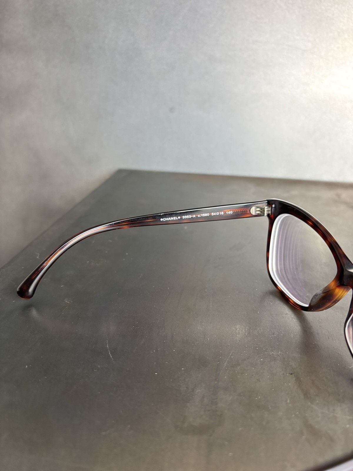 Chanel Chanel Eyeglasses 3353-A 1580 Cat Eye Bold Oversized Frames Size ONE SIZE - 14 Thumbnail