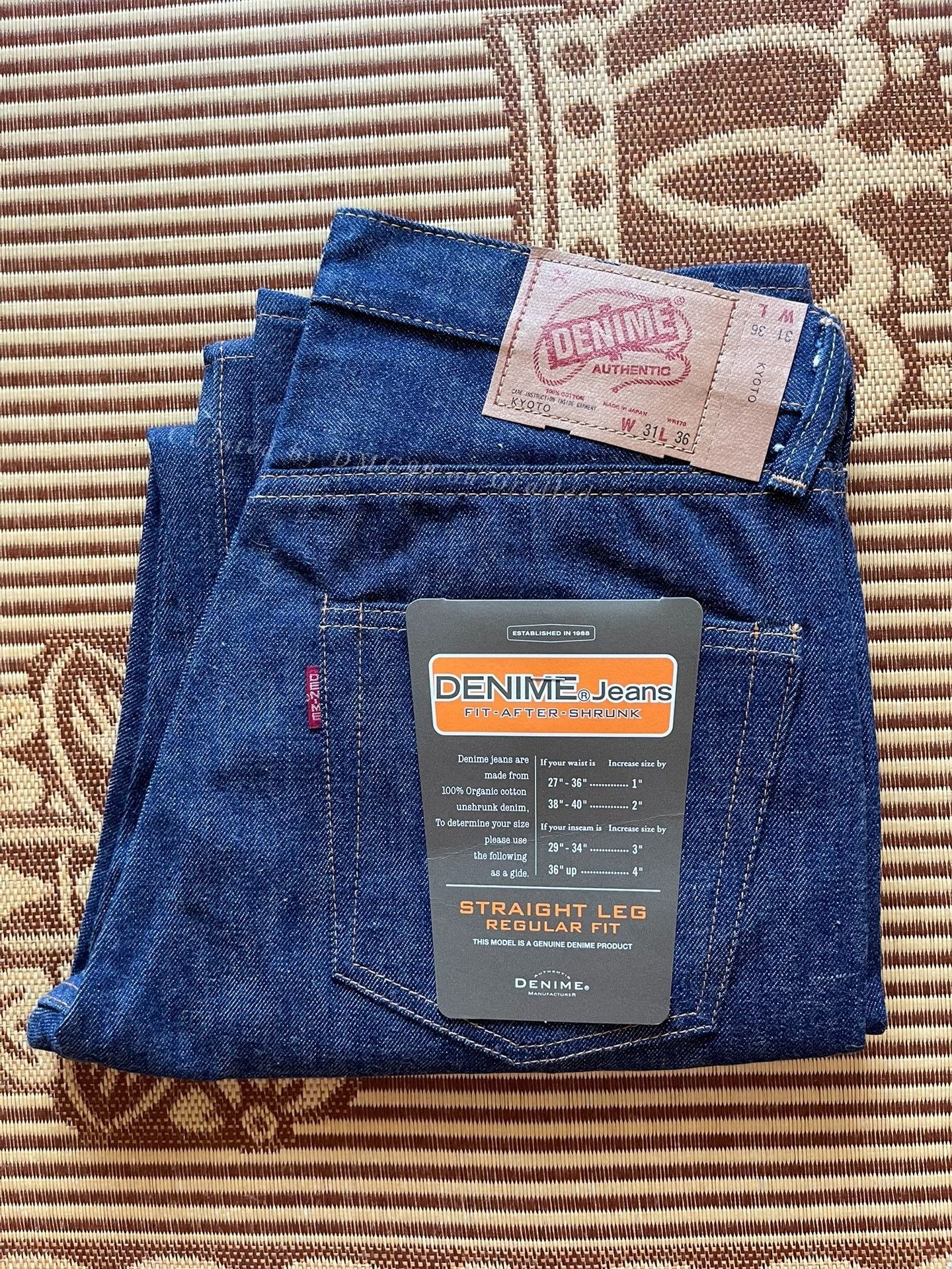 Denime Denime Kyoto Limited 66501 Jeans W31L36 Size US 31 - 1 Thumbnail
