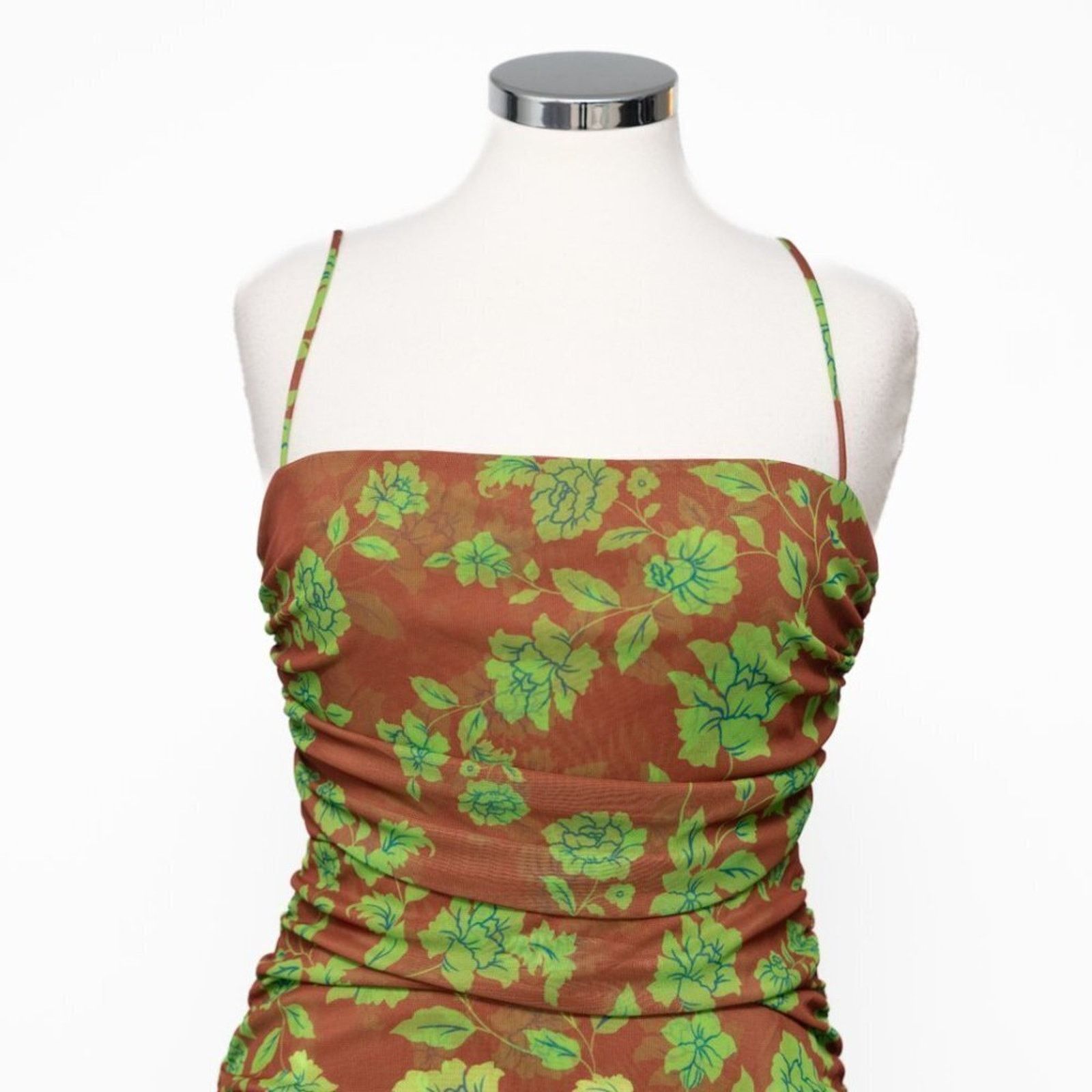 BEC + BRIDGE BEC & BRIDGE. Blossom Ruched Minidress. Size M / US 6-8 / IT 42-44 - 4 Thumbnail
