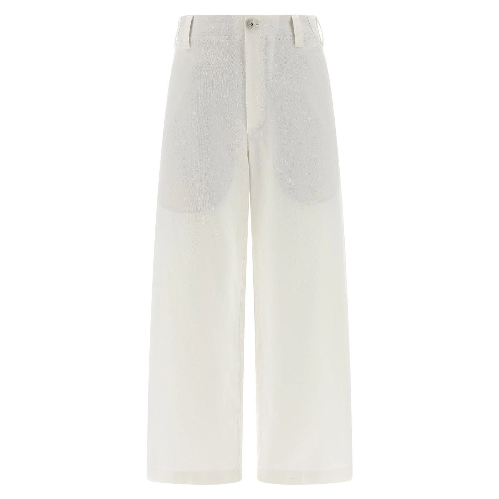 BRUNELLO CUCINELLI $2100 White Cotton/Linen Chino Trousers N