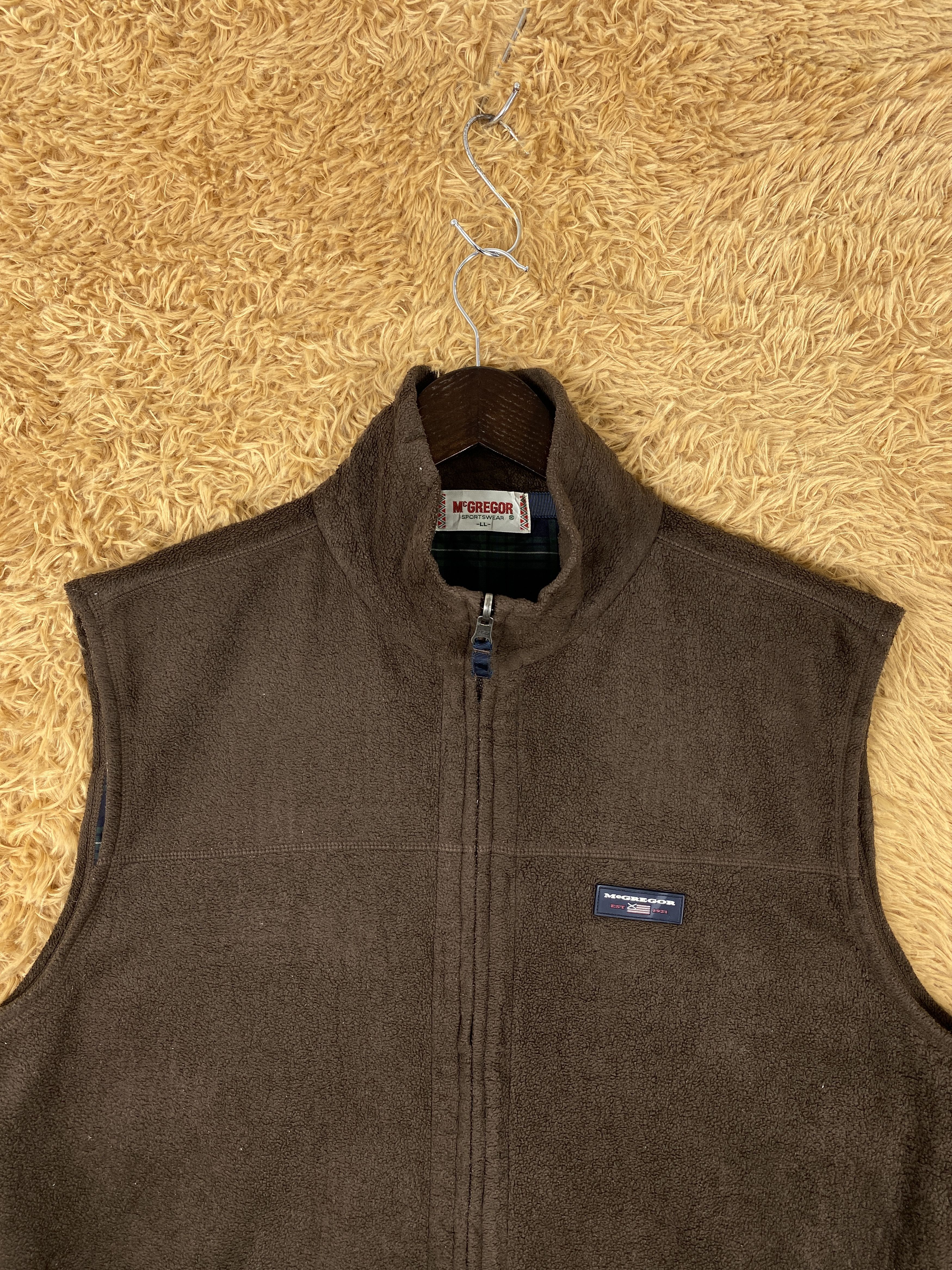 McGregor Vintage McGregor Reversible Flannel Wool Vest V0180 Size US M / EU 48-50 / 2 - 2 Thumbnail