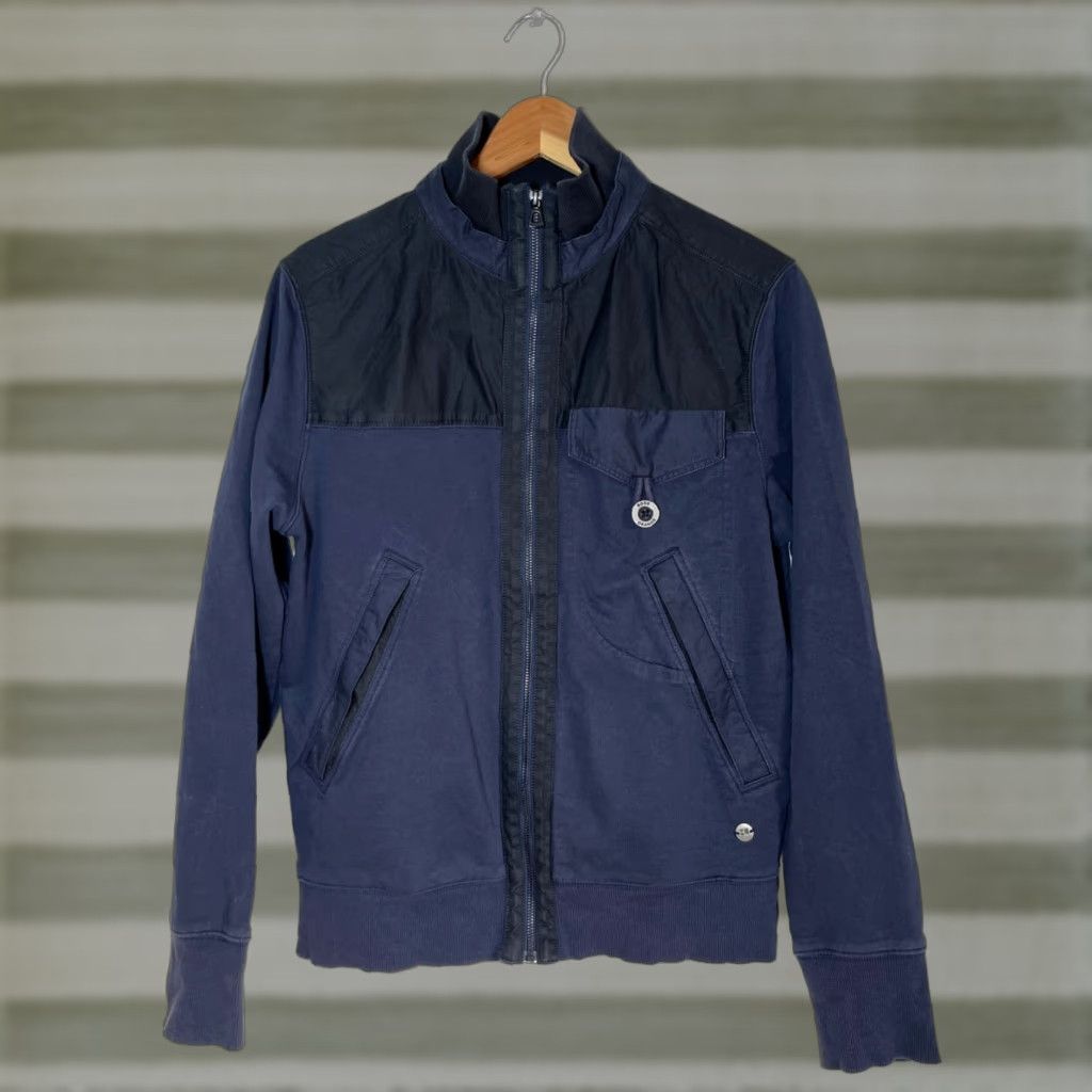 Hugo Boss HUGO BOSS Men's Boss Orange Jacket Navy S City, Designer, Classic, Travel, Casual, Knit, Zip, Pockets - Jacket - Men - Navy - S Size US S / EU 44-46 / 1 - 1 Thumbnail