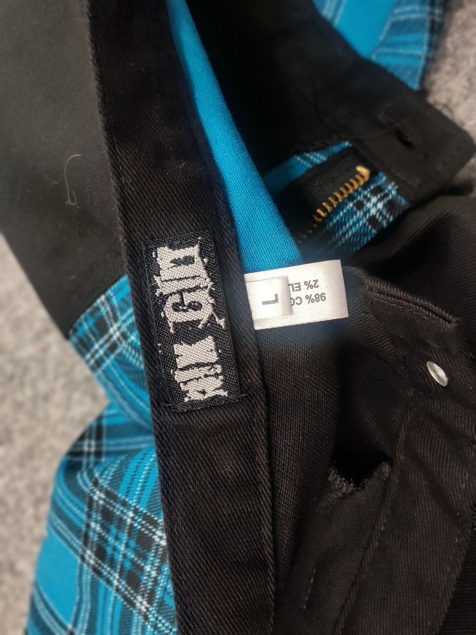 Japanese Brand Nix Gilt Y2K Vintage Avant Garde Gothic Patchwo Zipper Pants Size 32" / US 10 / IT 46 - 13 Thumbnail