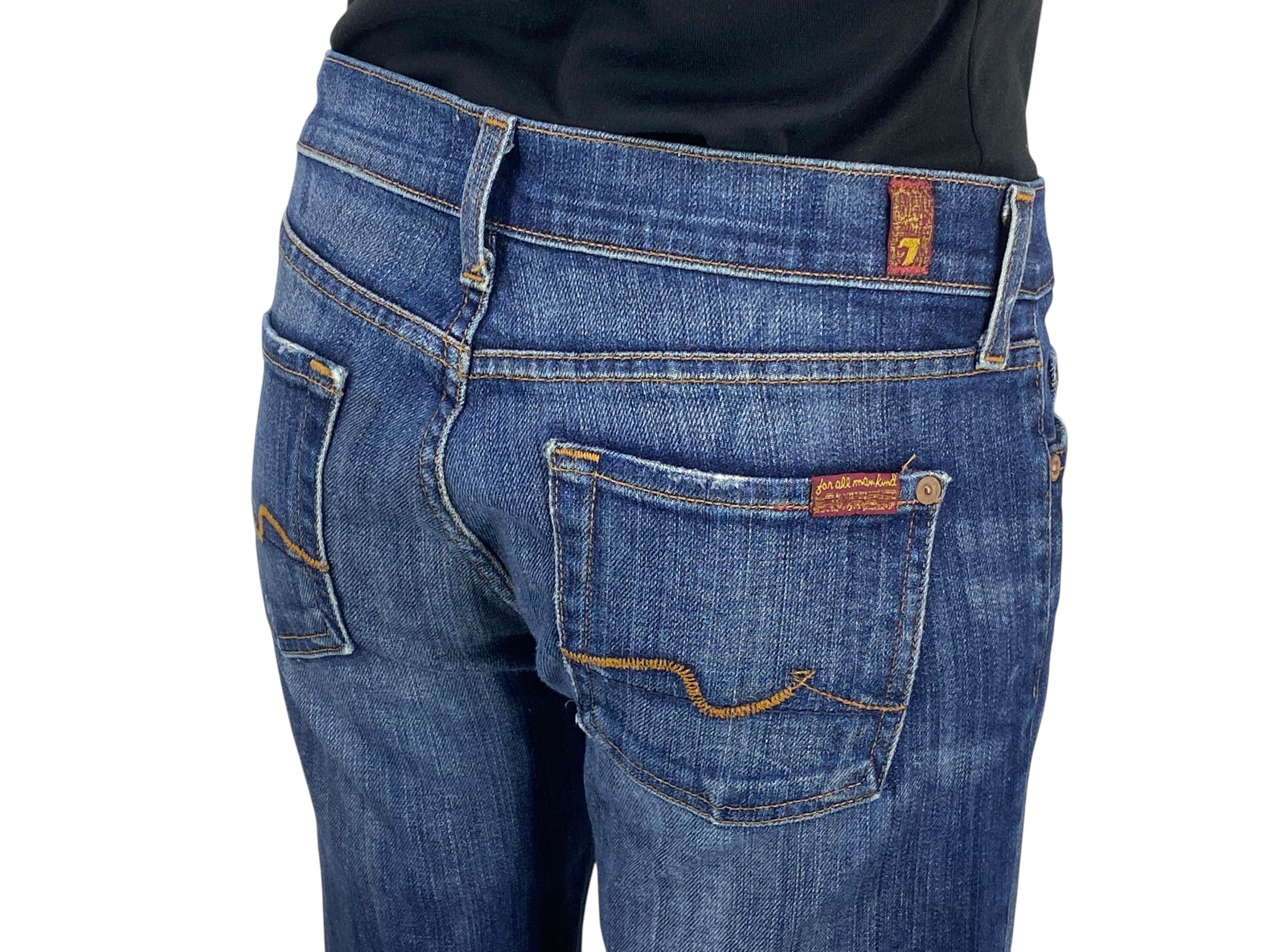 7 For All Mankind × Japanese Brand 7 for all mankind Flare Jeans Bootcut Jeans Size US 26 / EU 42 - 7 Thumbnail