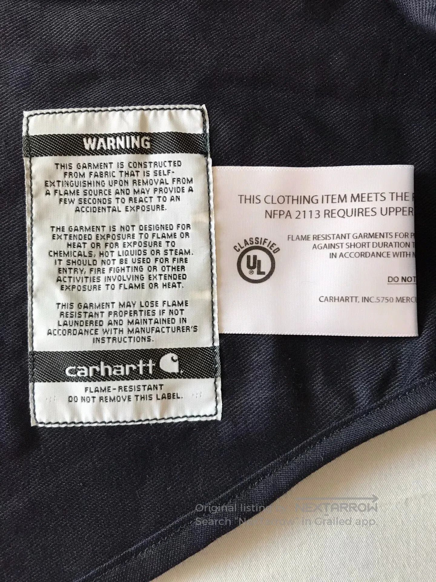 Carhartt Carhartt FRS003 FR Flame Resistant Work Shirt. Size US M / EU 48-50 / 2 - 7 Thumbnail