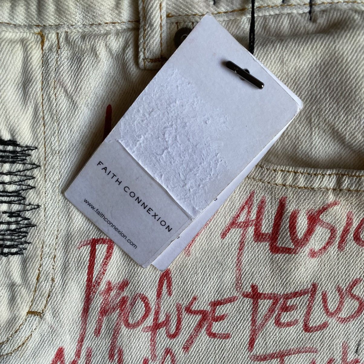 Faith Connexion SS18 Graffiti Distressed Denim Size US 32 / EU 48 - 7 Thumbnail