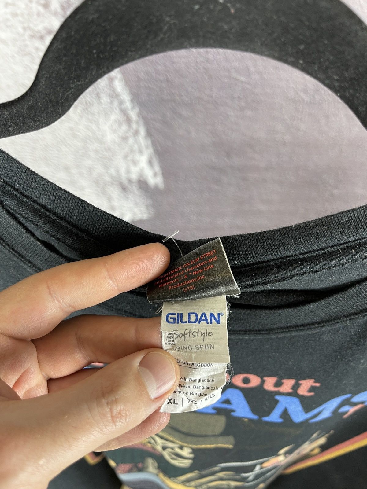 Gildan Freddy Krueger Learn about dreams Nightmare On Elm Street T Size US XL / EU 56 / 4 - 9 Thumbnail