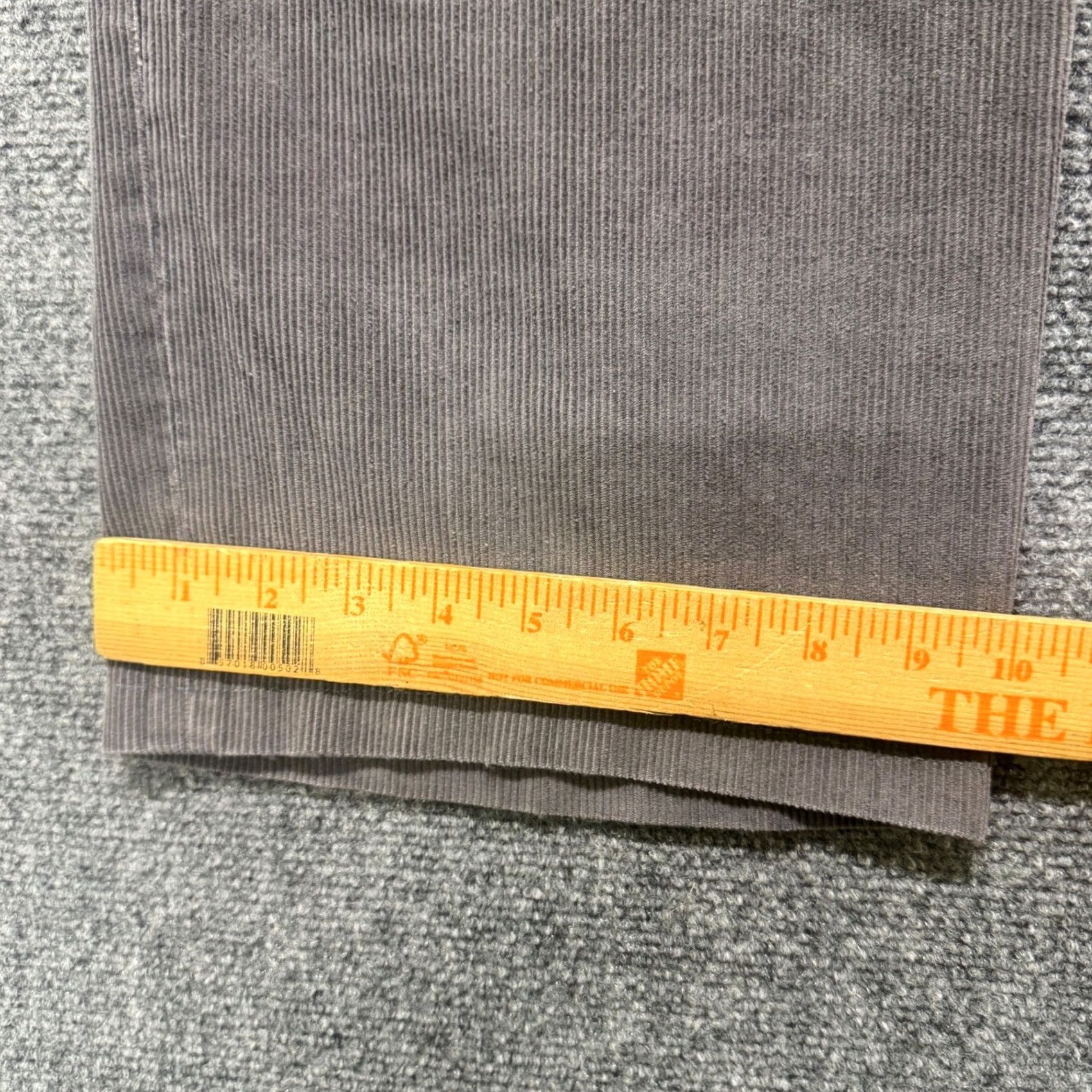 Haggar VINTAGE Haggar Pants Men 36x28 Corduroy 100% Cotton Gray Dress Pants Casual Gray Mens Regular Inseam 28" Size US 36 / EU 52 - 6 Thumbnail