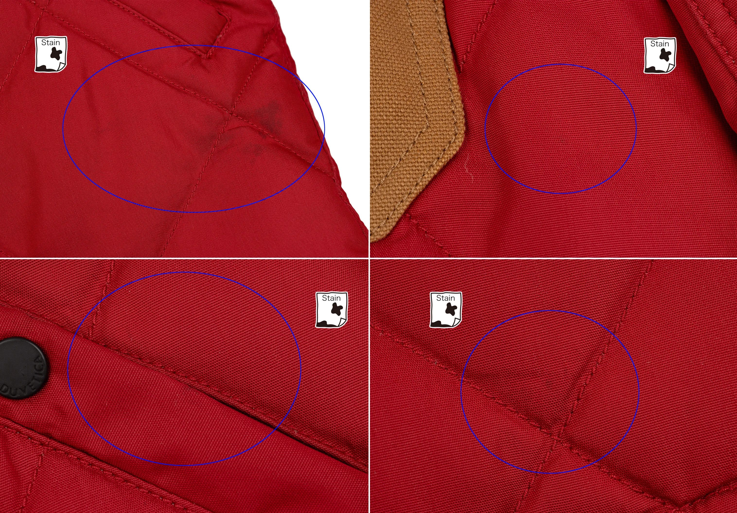 Junya Watanabe Quilted Down Hooded Jacket in Red, Size XS Size US XS / EU 42 / 0 - 10 Thumbnail