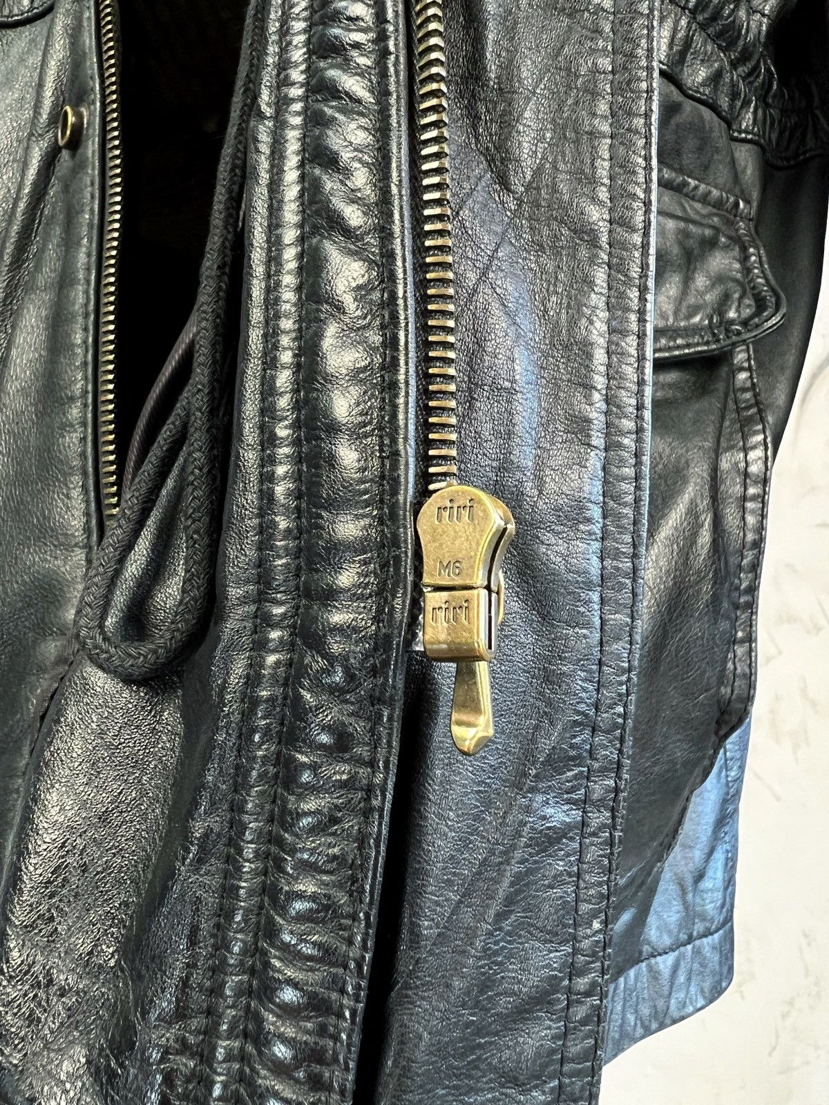Aldo Vintage Aldo Colitti Leather Jacket Size XL - XXL 56 Size US XXL / EU 58 / 5 - 9 Thumbnail