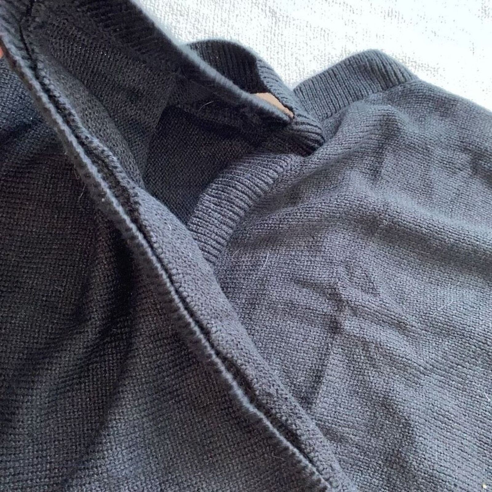Other Tobi Black Oversized Knit Cross Front Sweater | Sz S Size S / US 4 / IT 40 - 3 Thumbnail