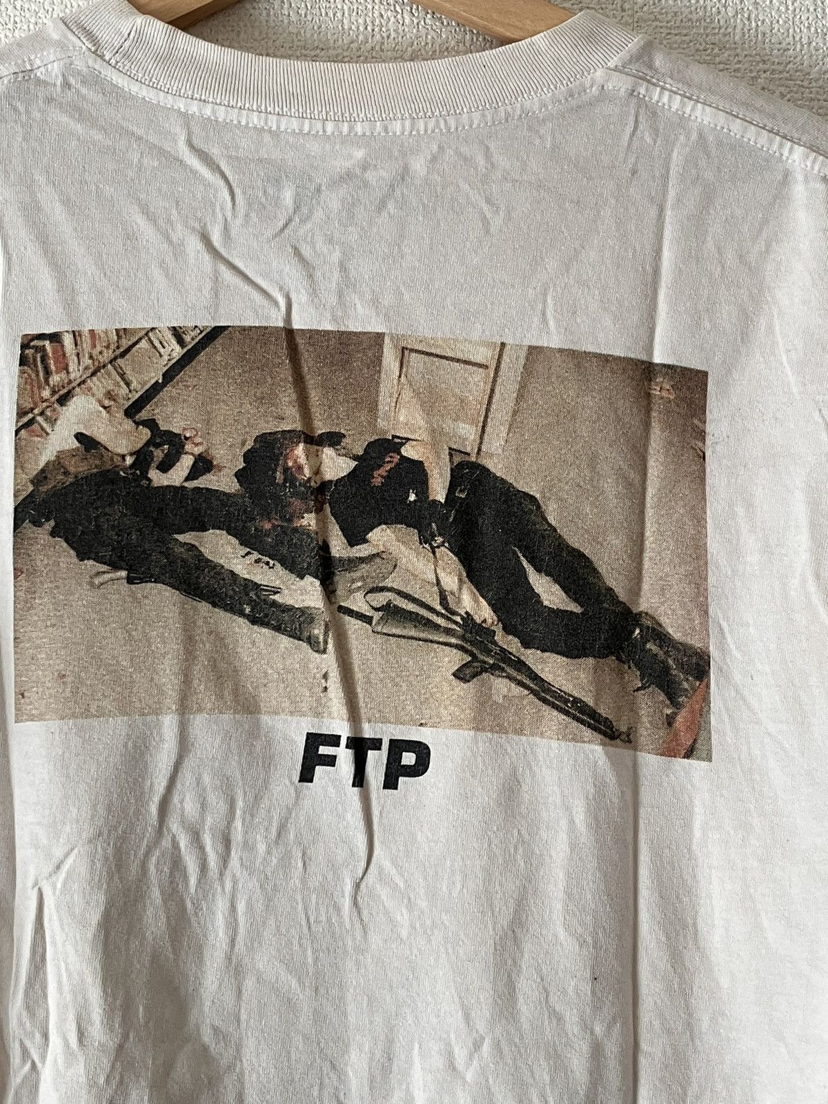 image of Fuck The Population Natural Selection Tee in White, Men's (Size Large)