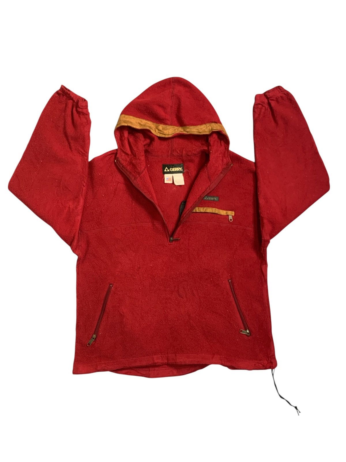 Japanese Brand Rare Design Vintage Gerry Half-Zipper Fleece Sweater Size US M / EU 48-50 / 2 - 3 Thumbnail
