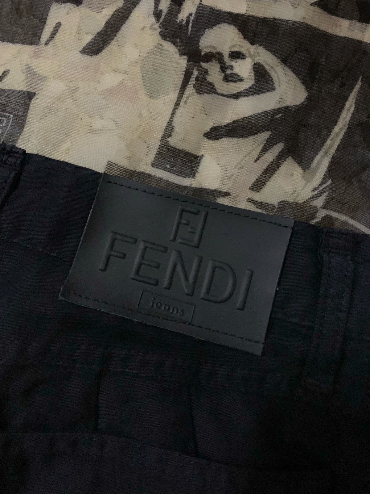 Fendi 💥Fendi Roma Italy Hight Waist Black Pant Size 26" / US 2 / IT 38 - 8 Thumbnail