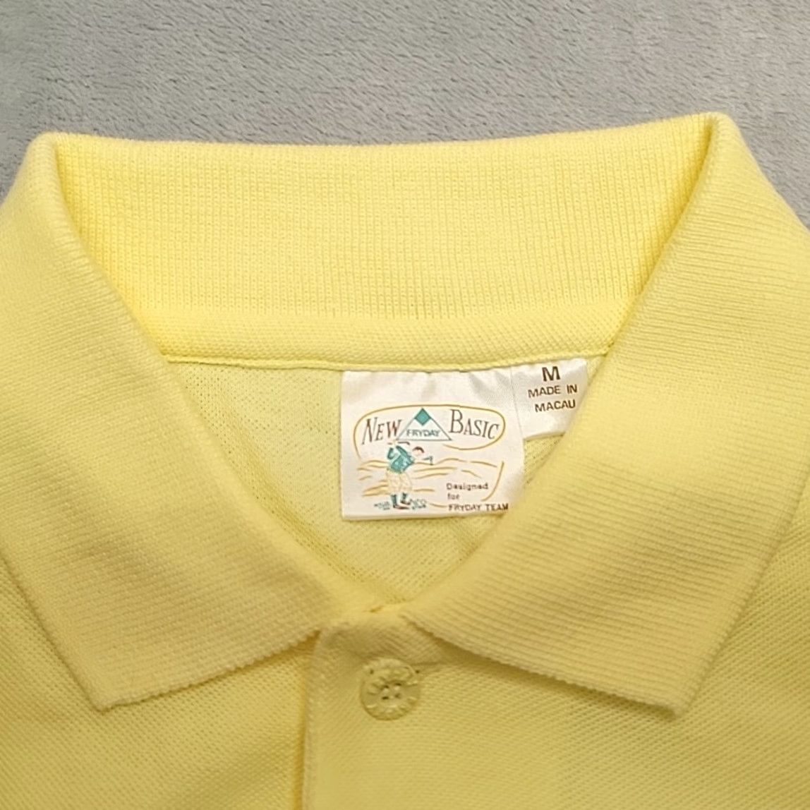 Vintage VINTAGE Fryday Polo Shirt Mens M Yellow 100% Cotton Golf Polo Shirt Mens Medium Yellow 100% Cotton Y2K New Basic Golf Size US M / EU 48-50 / 2 - 4 Thumbnail