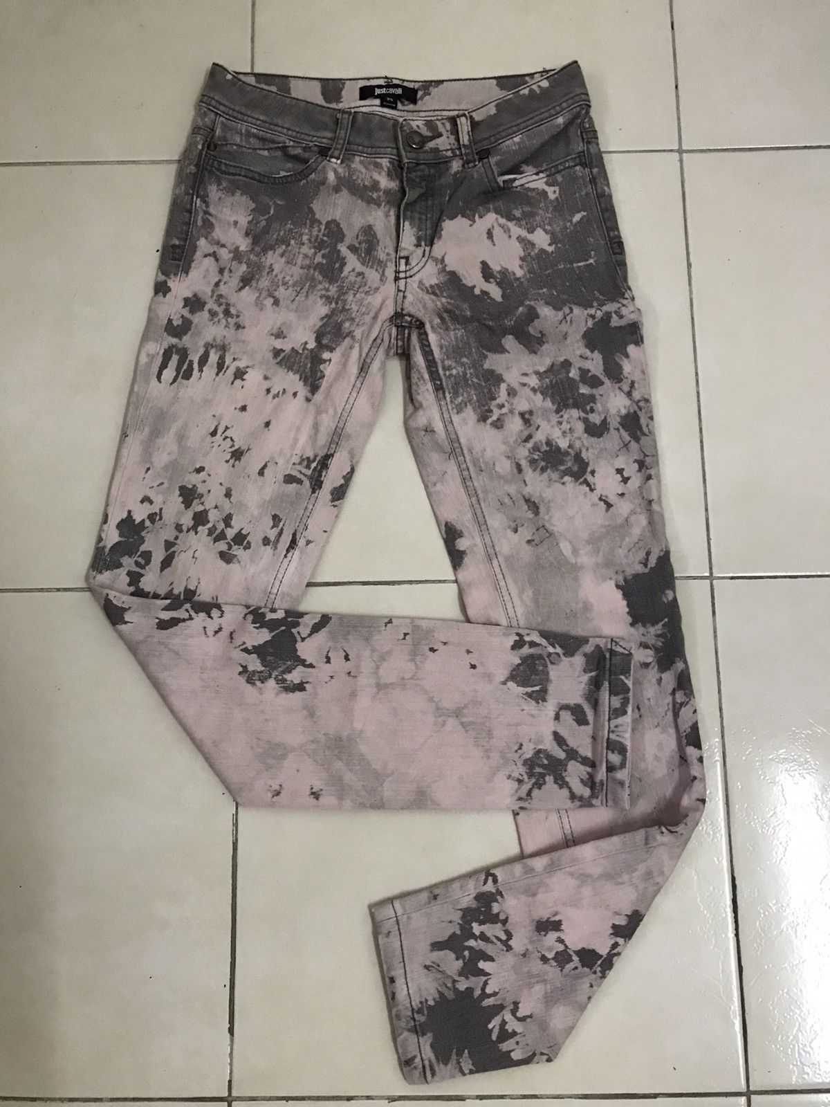 Jean Roberto Cavalli jeans Pants Printed Sky Vintage Size 28" / US 6 / IT 42 - 10 Thumbnail