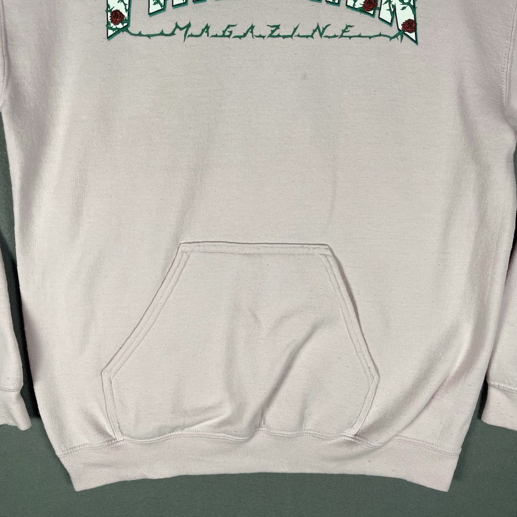 Thrasher Thrasher Hoodie Logo Rose Pink Small Men Long Sleeve Crew Neck Pullover Graphic Print Pockets Skateboarding Size US S / EU 44-46 / 1 - 4 Thumbnail