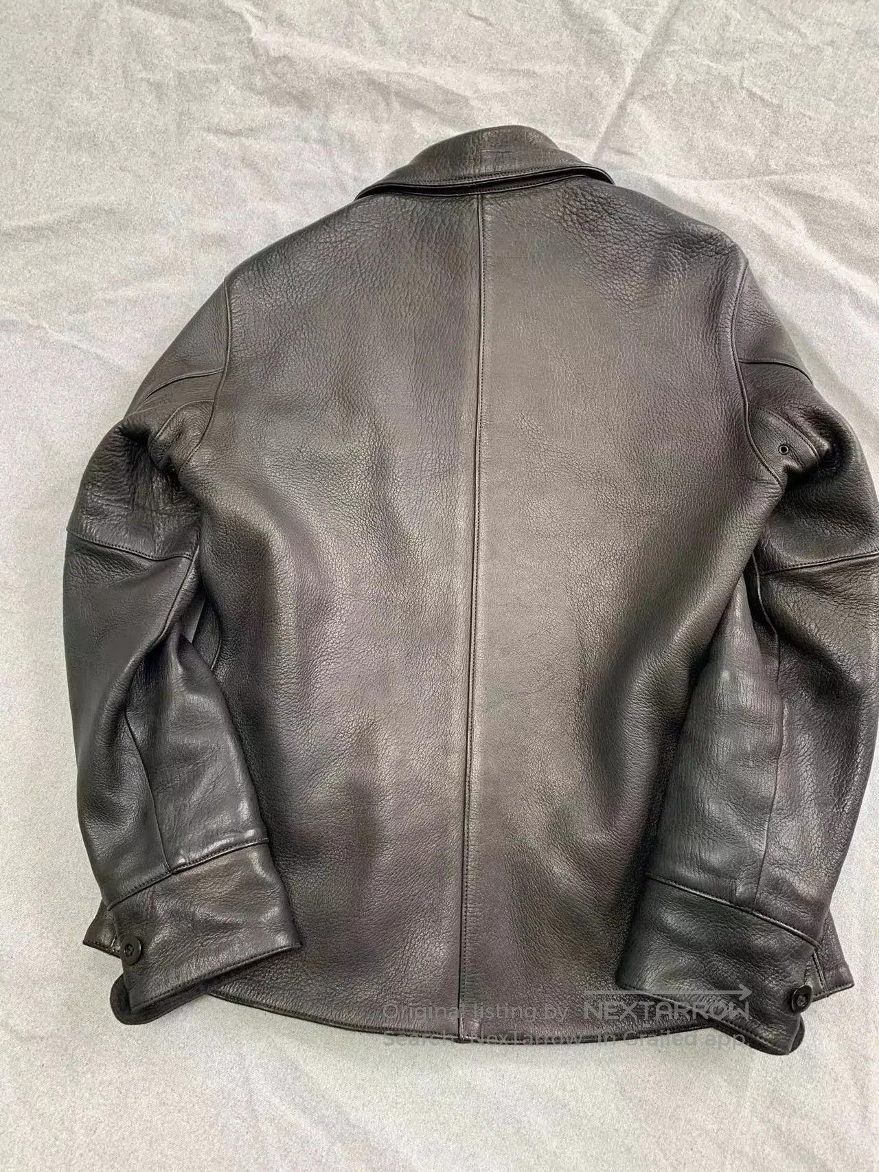 Freewheelers Black Deerskin Work Coat. Size US M / EU 48-50 / 2 - 2 Thumbnail