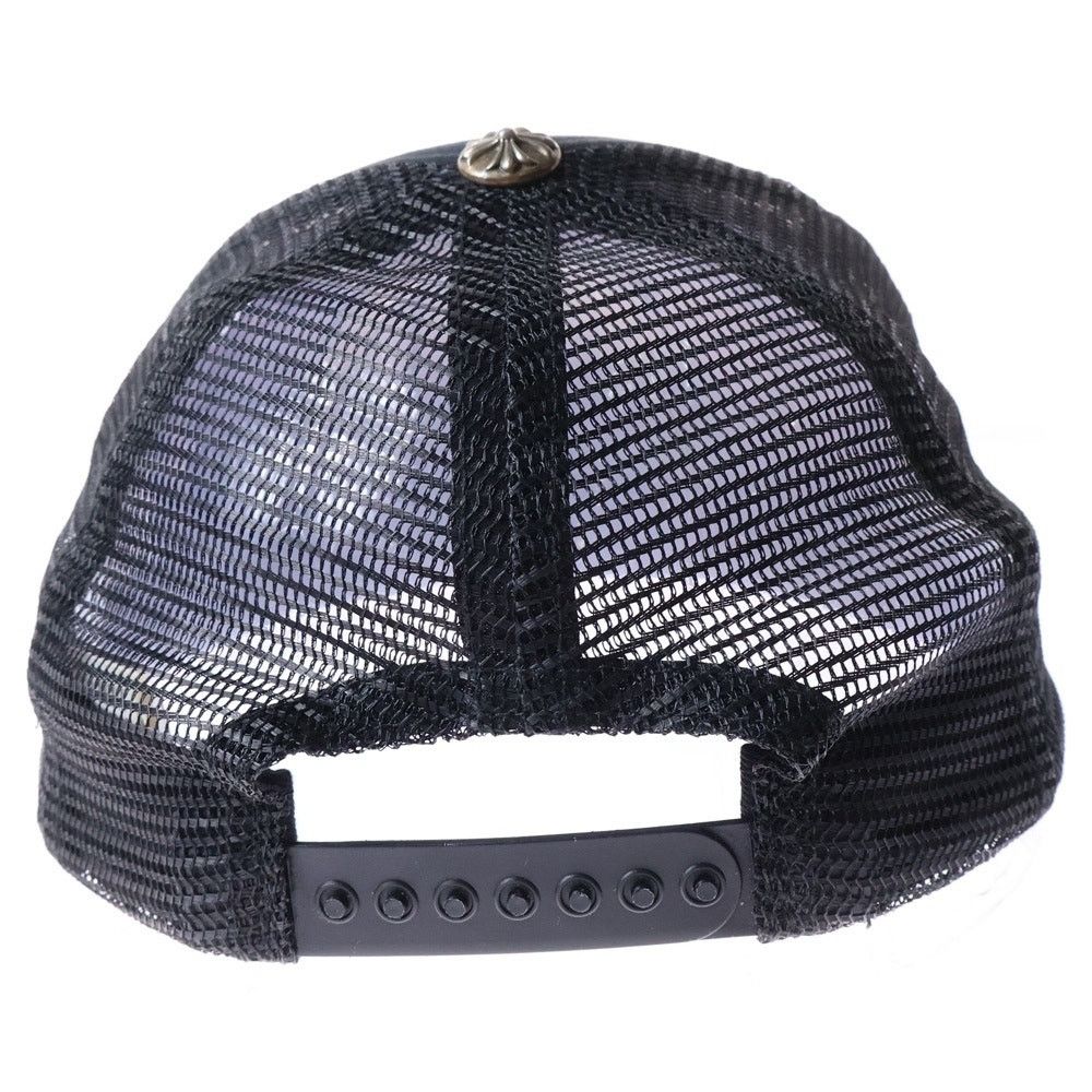 Chrome Hearts Chrome Hearts Black Trucker Cap with Cross Ball Size ONE SIZE - 2 Thumbnail