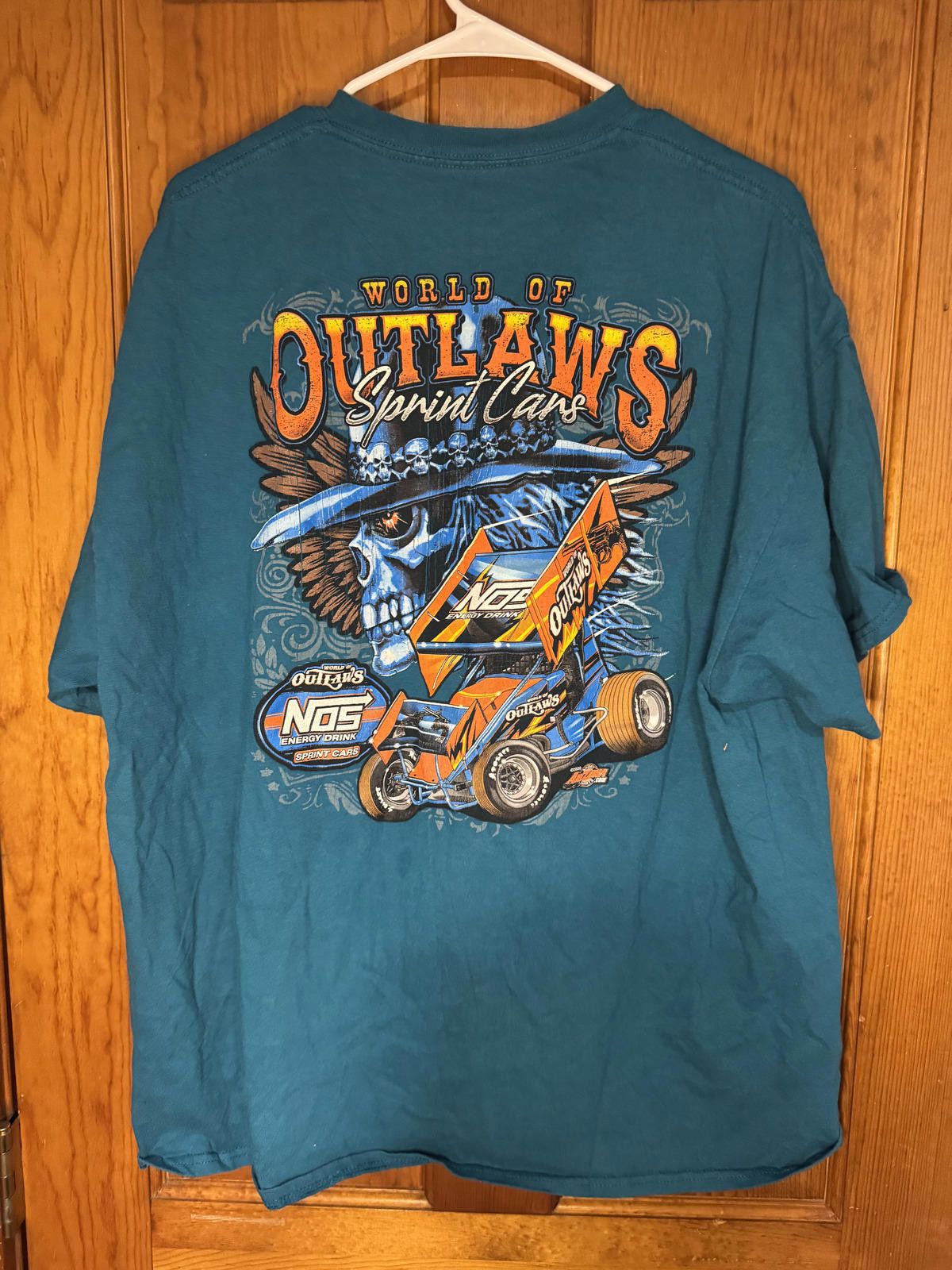 Outlaw Moscow Outlaws World of Sprint Cars Graphic T-Shirt Size ONE SIZE - 2 Thumbnail