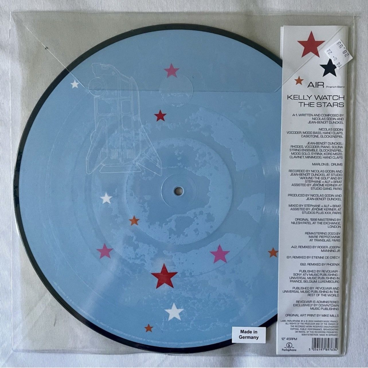 Band Tees Air Kelly watch the stars record store day 2024 Size ONE SIZE - 4 Thumbnail