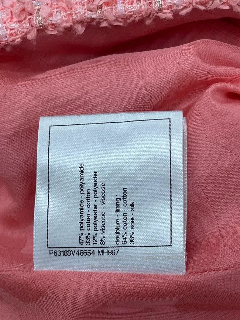 Chanel Chanel Orange-pink tweed skirt Size 26" / US 2 / IT 38 - 7 Thumbnail