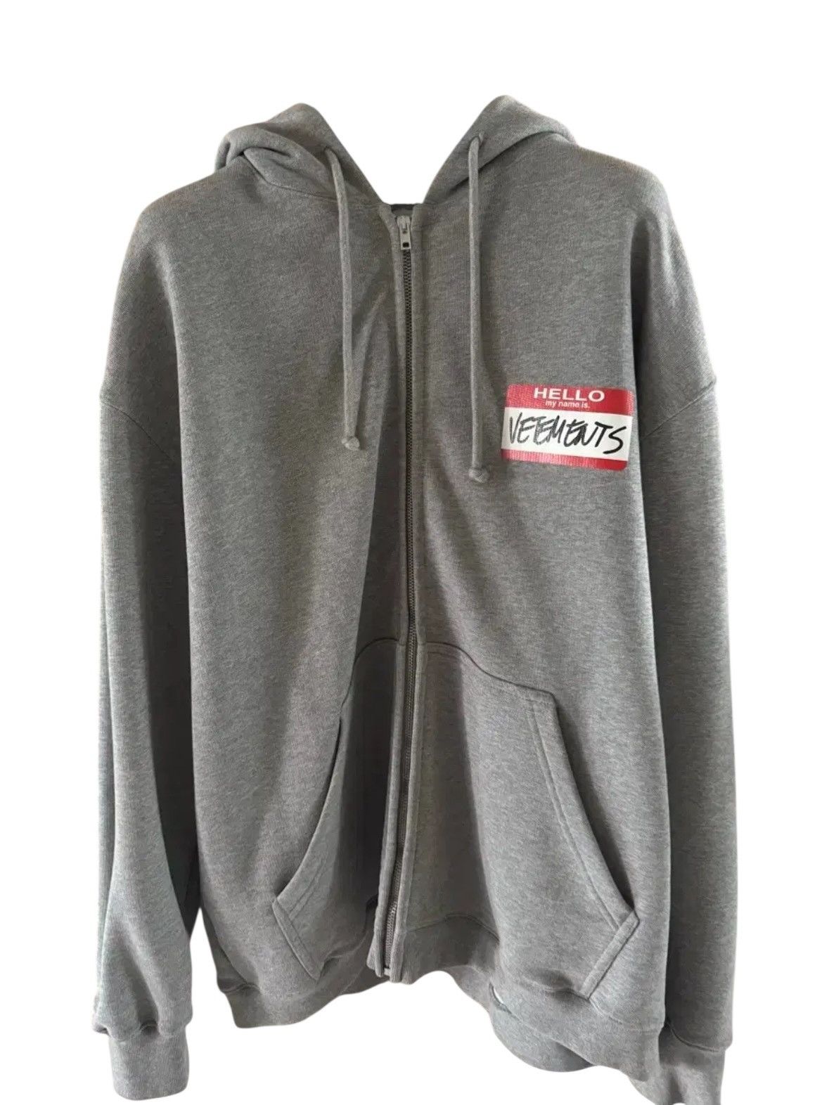 Vetements Vetements Name Tag Zip Hoodie Size US S / EU 44-46 / 1 - 2 Thumbnail