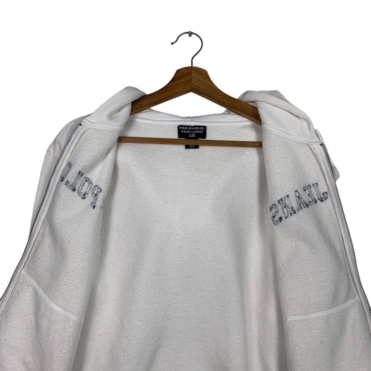 Polo Ralph Lauren POLO JEANS RALPH LAUREN Big Logo Zipper Hoodie #3633-C166 Size M / US 6-8 / IT 42-44 - 12 Thumbnail