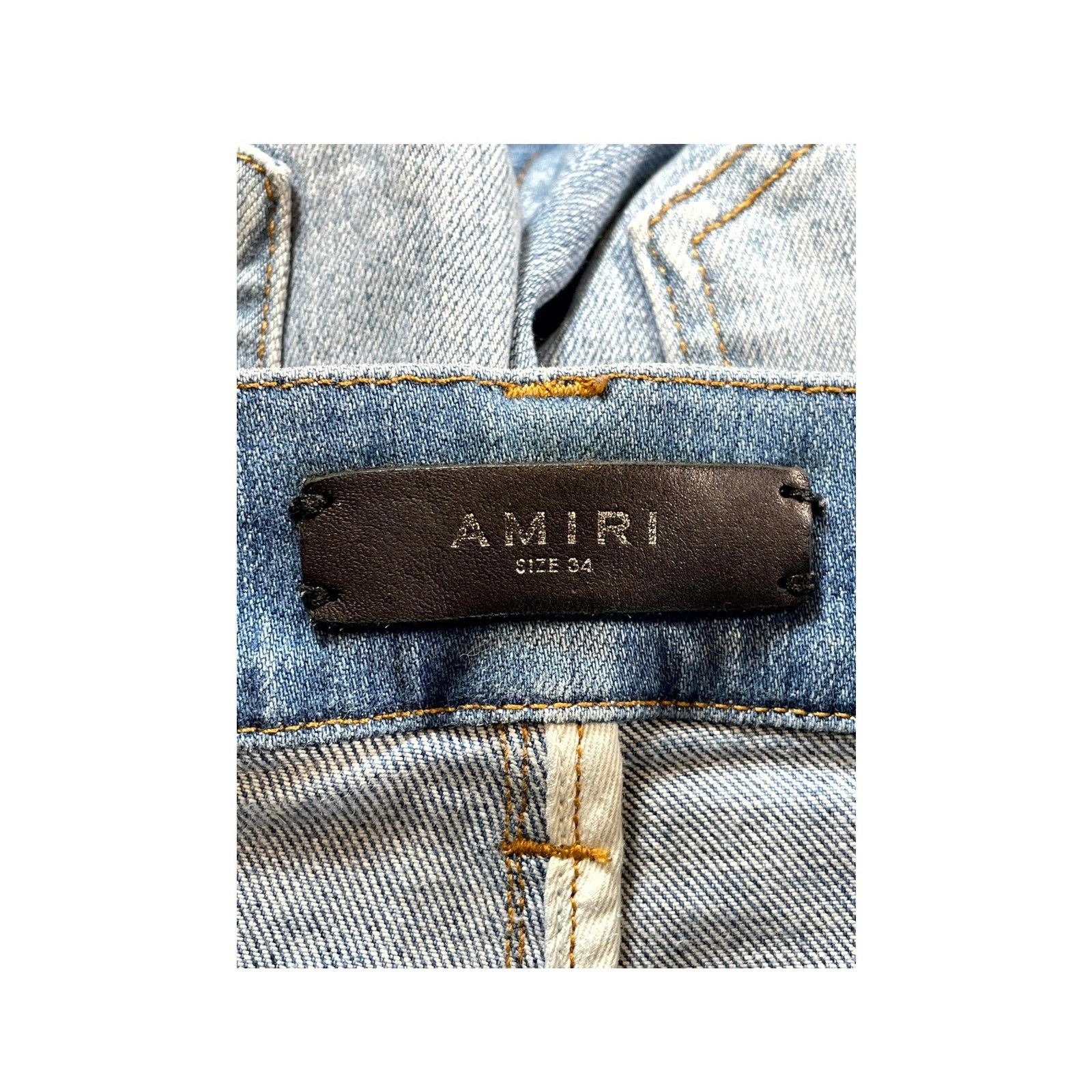 Amiri Amiri Mx1 Hawaiian Patch Light Wash Jeans Size US 34 / EU 50 - 5 Thumbnail