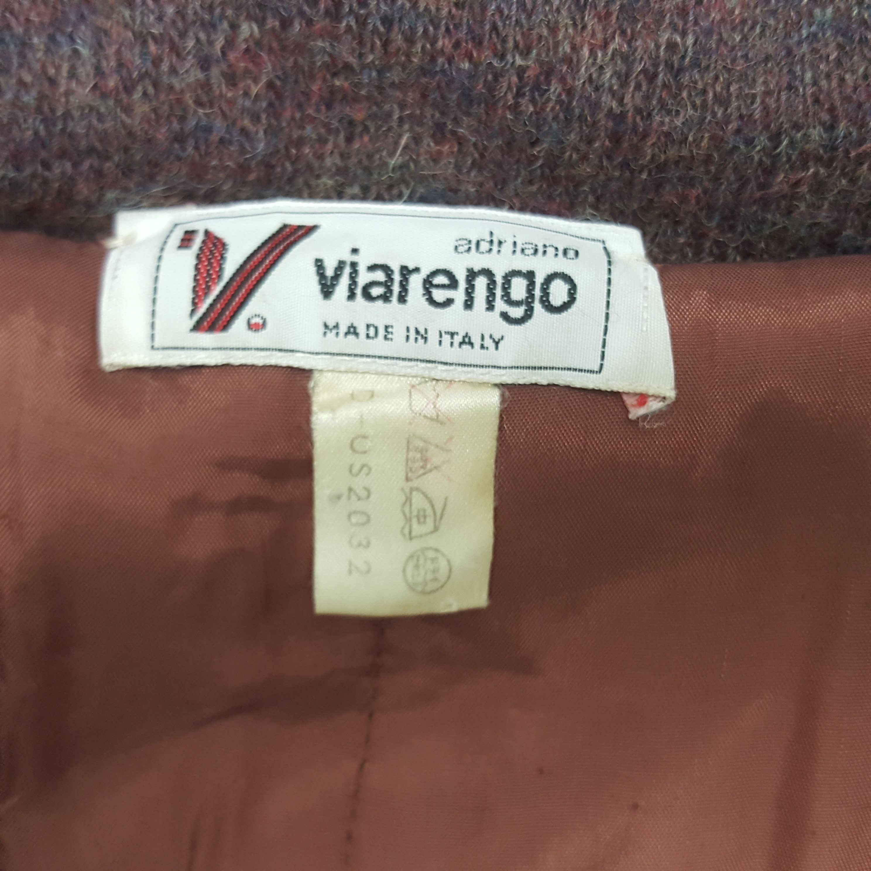 Vintage Vintage Adriano Viarengo Wool Winter Jacket Size XL / US 12-14 / IT 48-50 - 5 Thumbnail