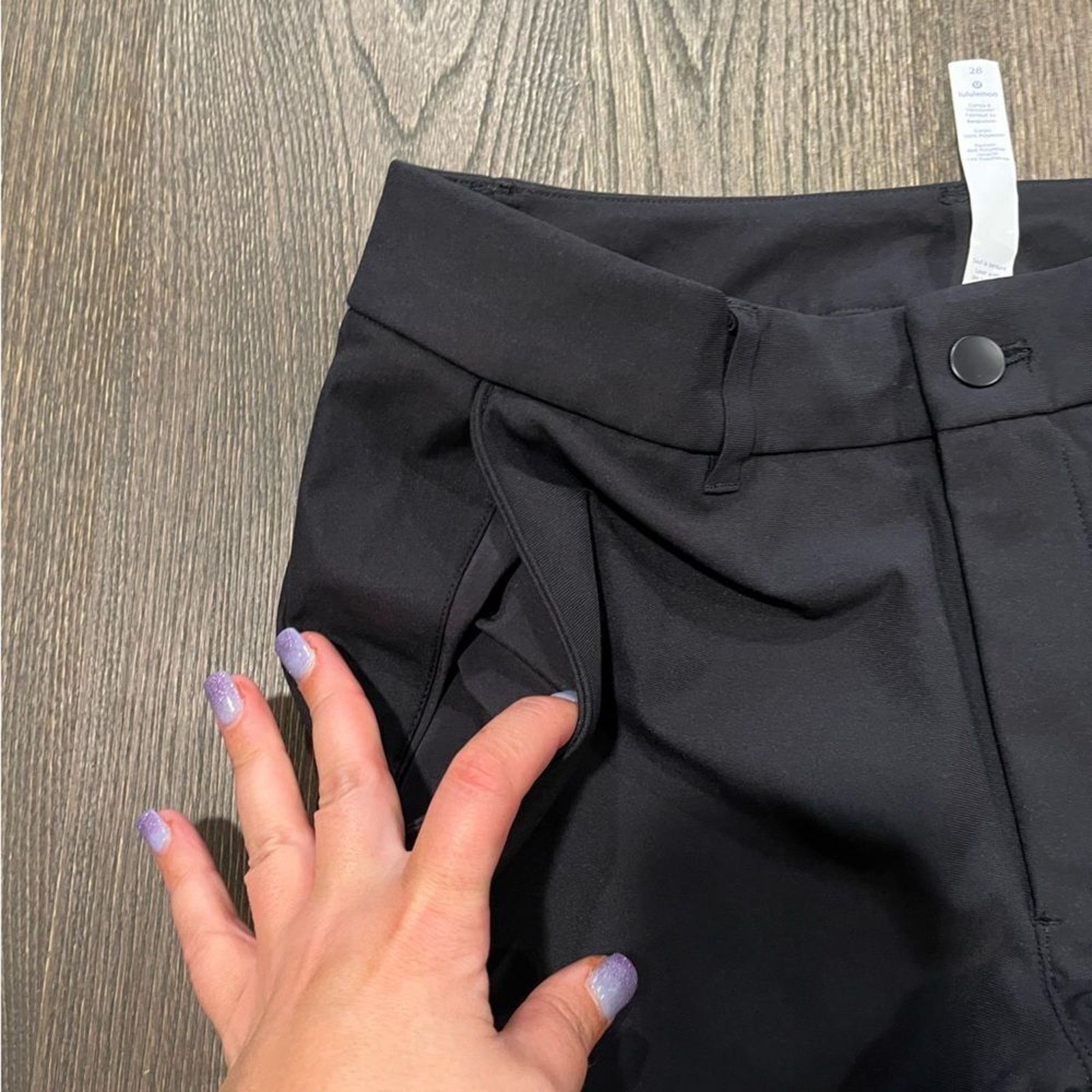 Vintage NWT Lululemon Commission Pant Relaxed Black 34"L Size 28 Size US 28 / EU 44 - 6 Thumbnail
