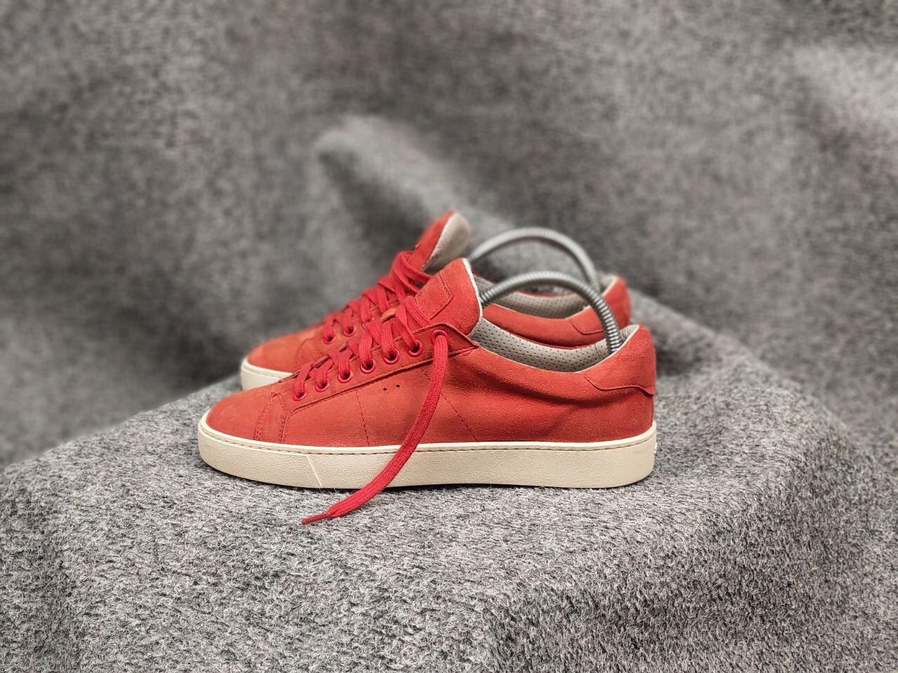 Santoni Santoni Design Orange women's Leather suede Classic Sneakers Size US 7 / IT 37 - 11 Thumbnail