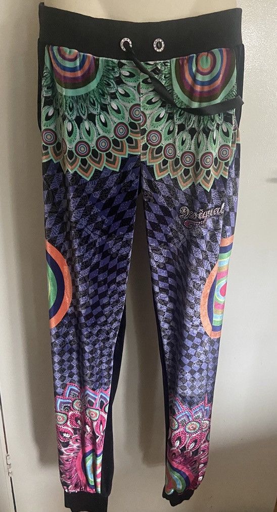 Desigual Desigual Trousers Joggers Elasticated Waist Women's Size L Size 30" / US 8 / IT 44 - 4 Thumbnail