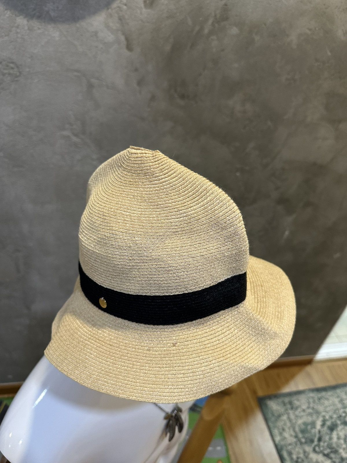 Ne-Net Ne-net Issey Miyake Fedora Straw Bucket Hats Size ONE SIZE - 15 Thumbnail