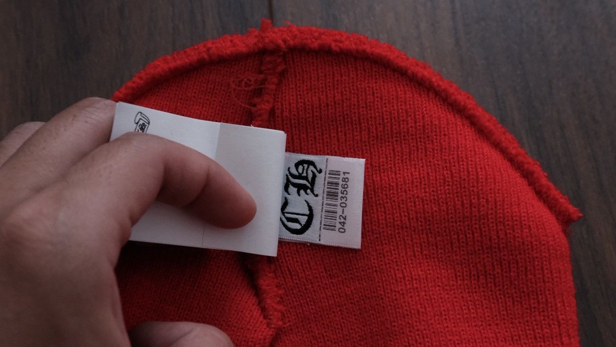 Chrome Hearts Chrome Hearts Red Watch Beanie Size ONE SIZE - 5 Thumbnail