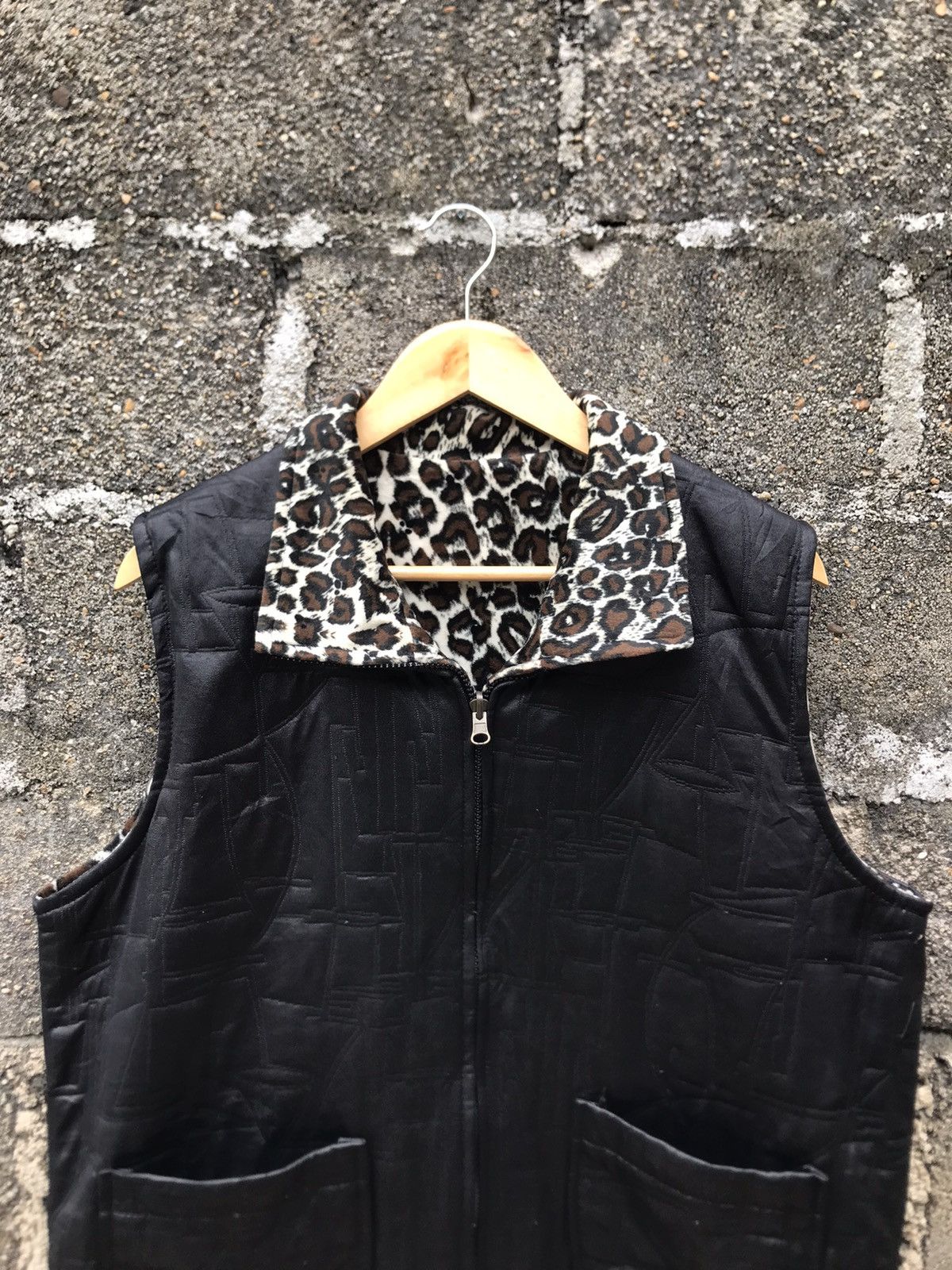 Japanese Brand ⚡️Vintage Leopard Print Reversable Vest Jacket Size US L / EU 52-54 / 3 - 7 Thumbnail