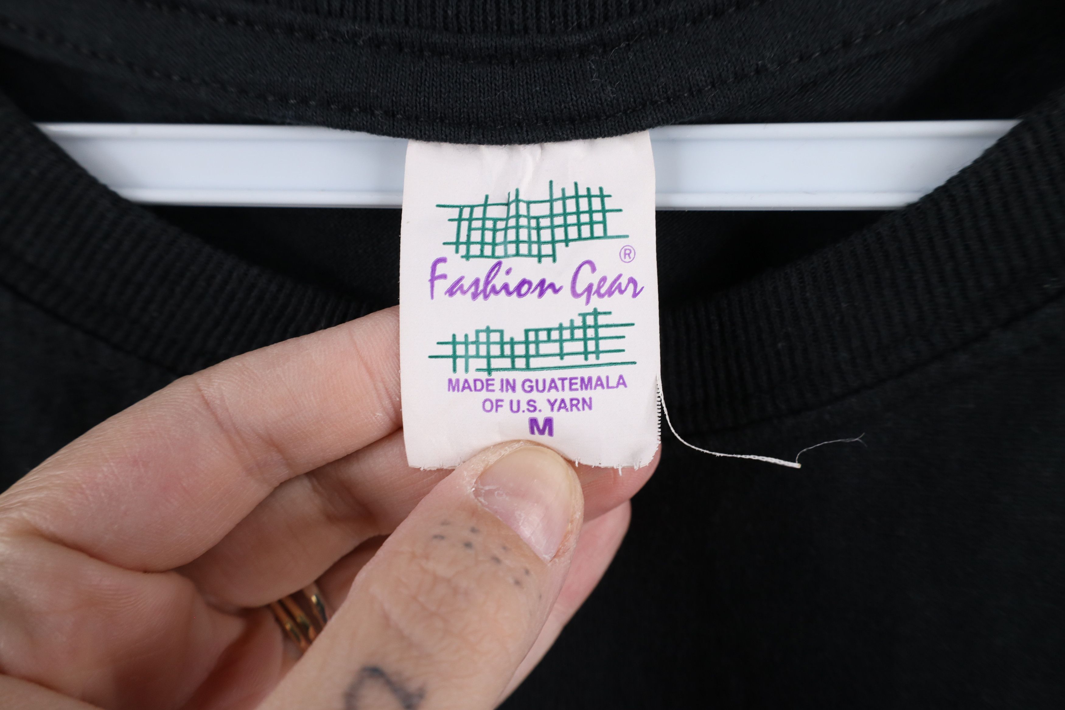 Vintage Vintage 90s Streetwear Short Sleeve T-Shirt Black Cotton Size US M / EU 48-50 / 2 - 4 Thumbnail
