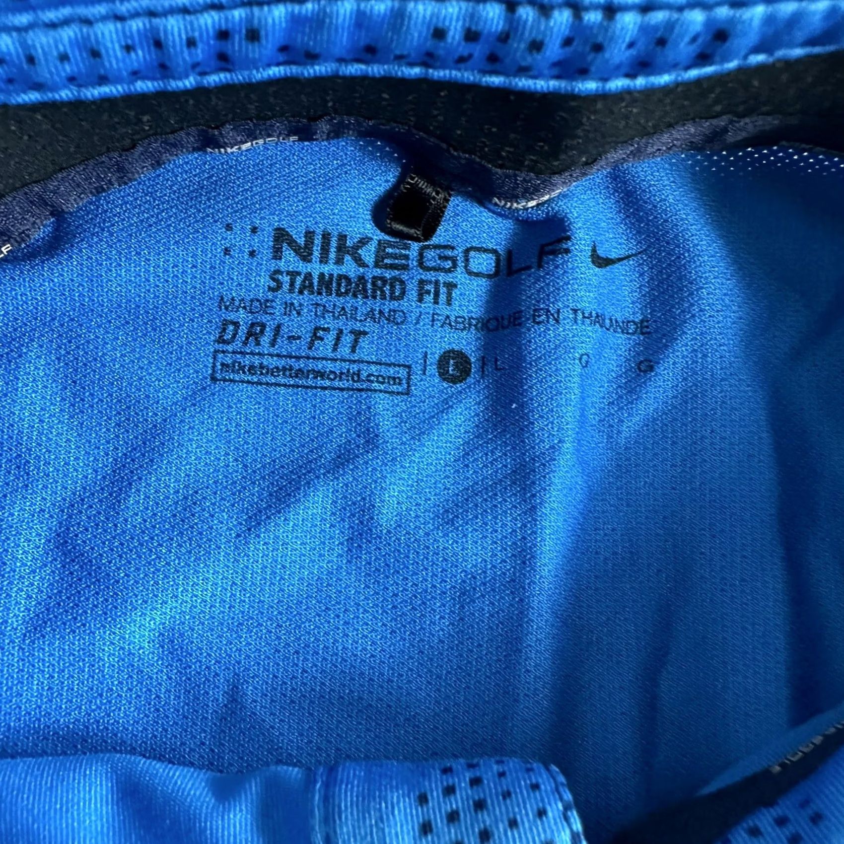 Nike Nike Shirt Mens L Blue Golf Standard Fit Polo Men Size Short Sleeve Active Camo Size US L / EU 52-54 / 3 - 5 Thumbnail