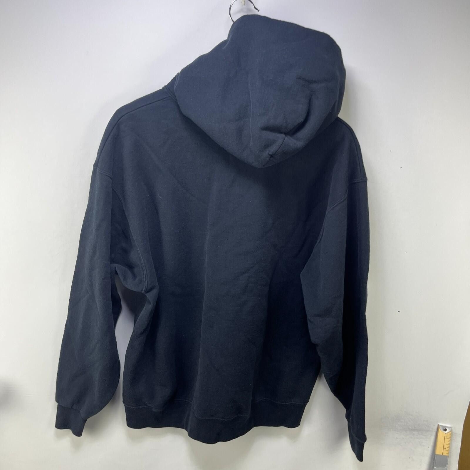 Jerzees Vintage Jerzees Black Blank Faded Hoodie Russell XL Size US XL / EU 56 / 4 - 7 Thumbnail