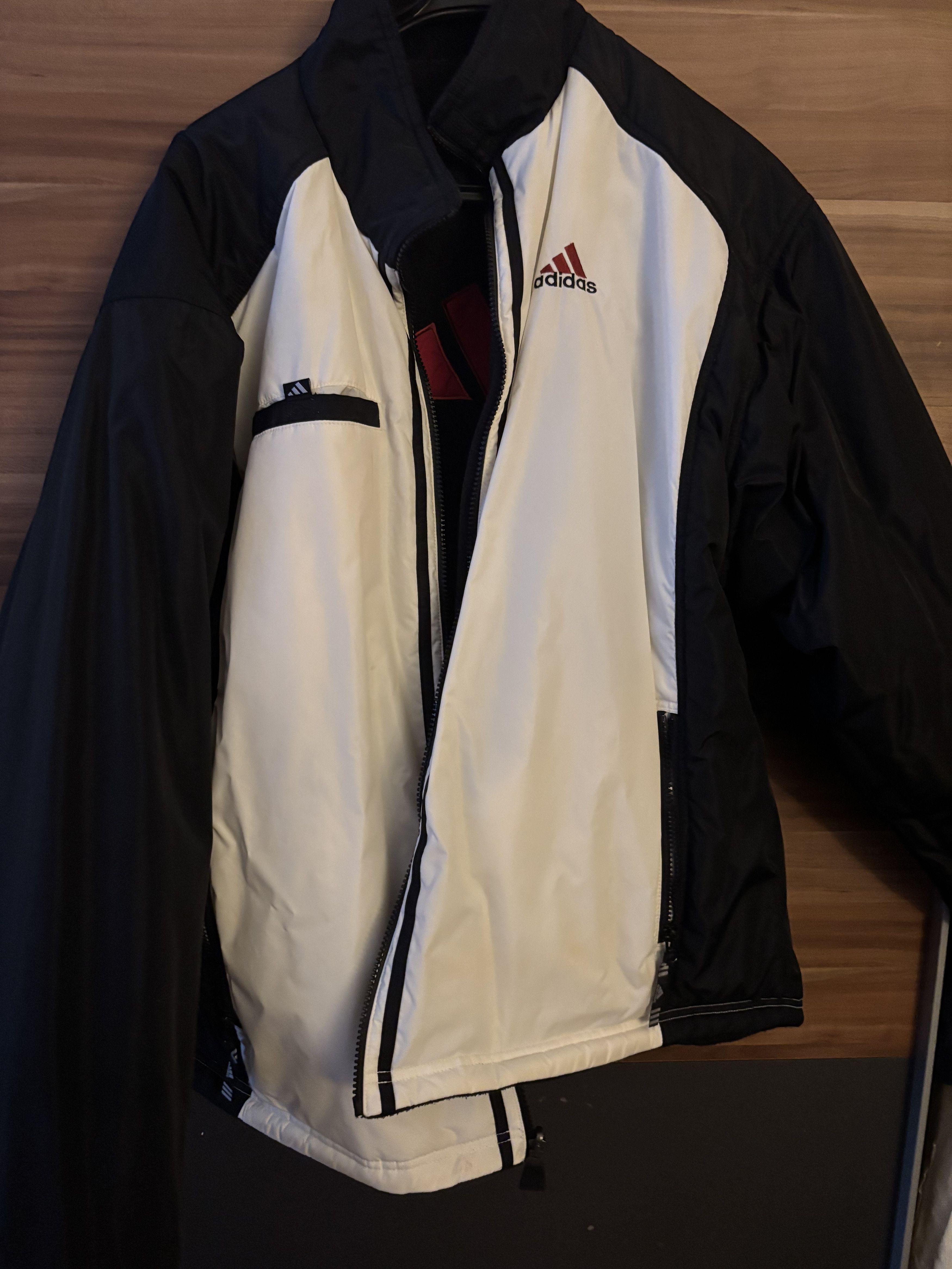 Adidas Vintage Reversible Adidas Puffer Jacket Size US XL / EU 56 / 4 - 3 Thumbnail