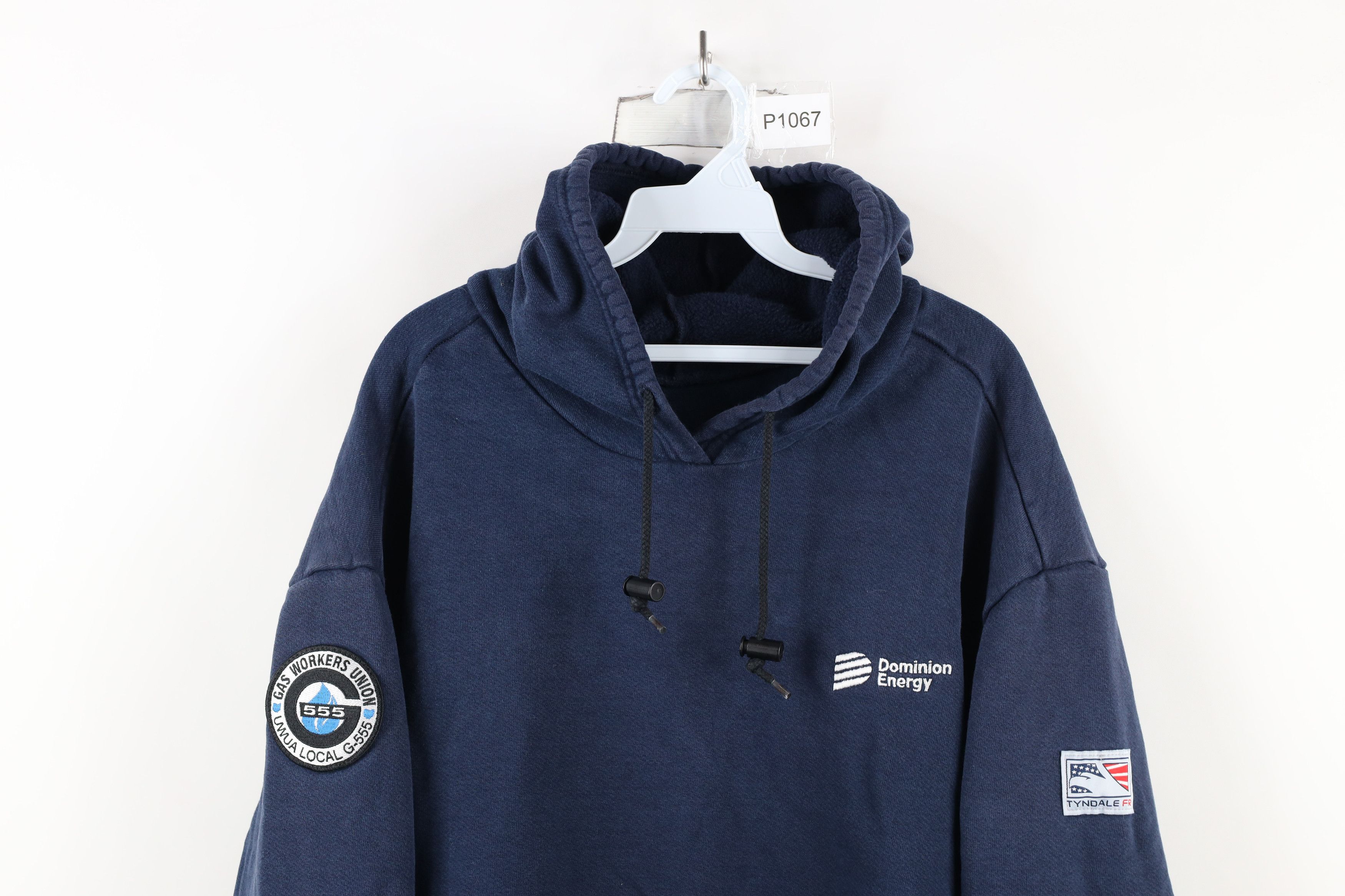 Vintage Vintage Tyndale FR Dominion Energy Heavyweight Hoodie USA Size US XXL / EU 58 / 5 - 2 Thumbnail