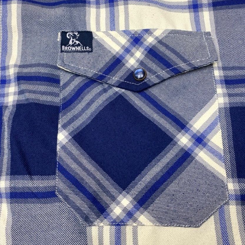 Vintage Dixxon Flannel Mens 4XL Blue Plaid Pearl Snap Casual Shirt Mens 4XL Big & Tall Size US XXL / EU 58 / 5 - 7 Thumbnail