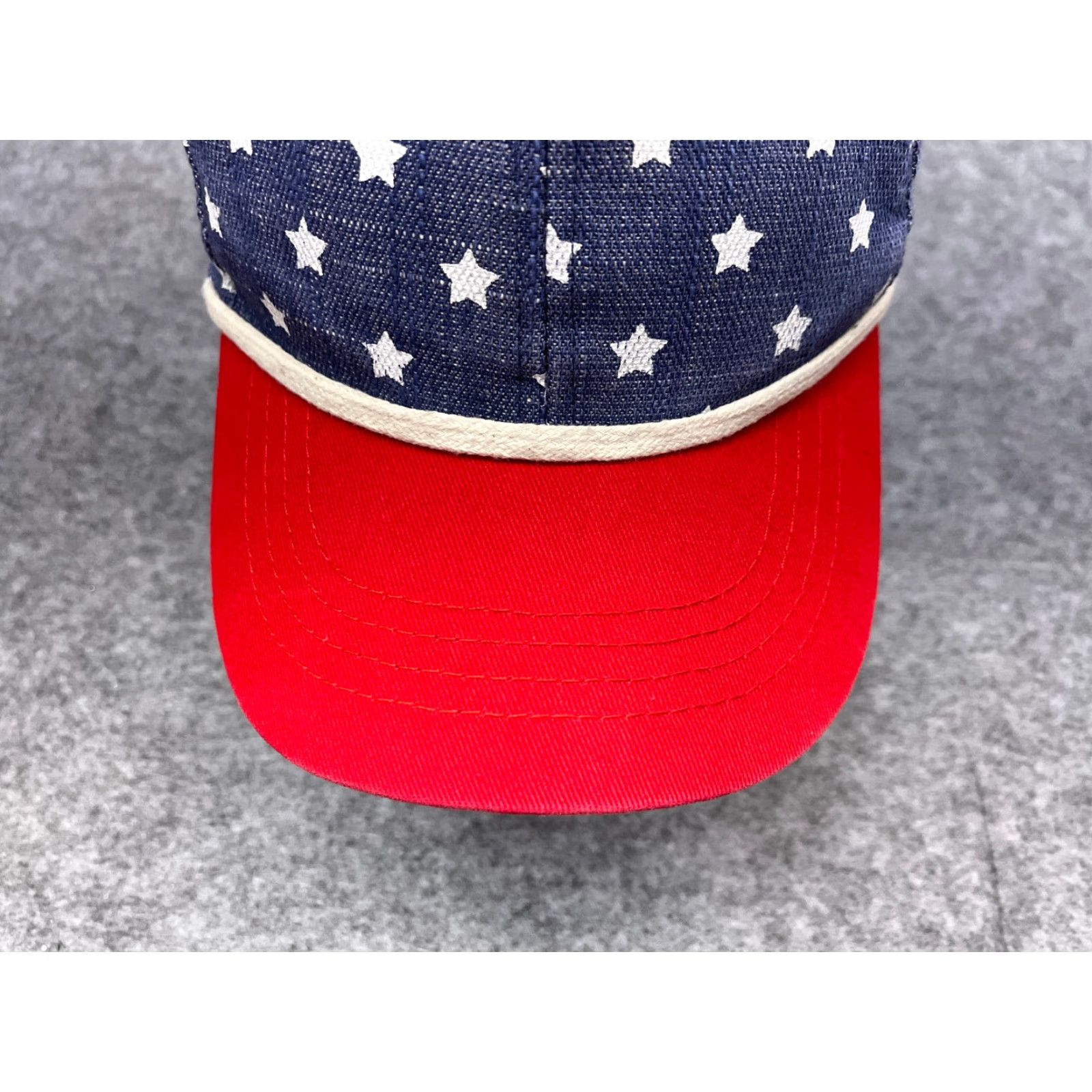 Vintage Target USA Flag 4th July Hat Cap Strap Back Adult One Size Red Blue Cotton Wool Blend Hat Unisex Adults Bucket Hat Mens Size ONE SIZE - 3 Thumbnail