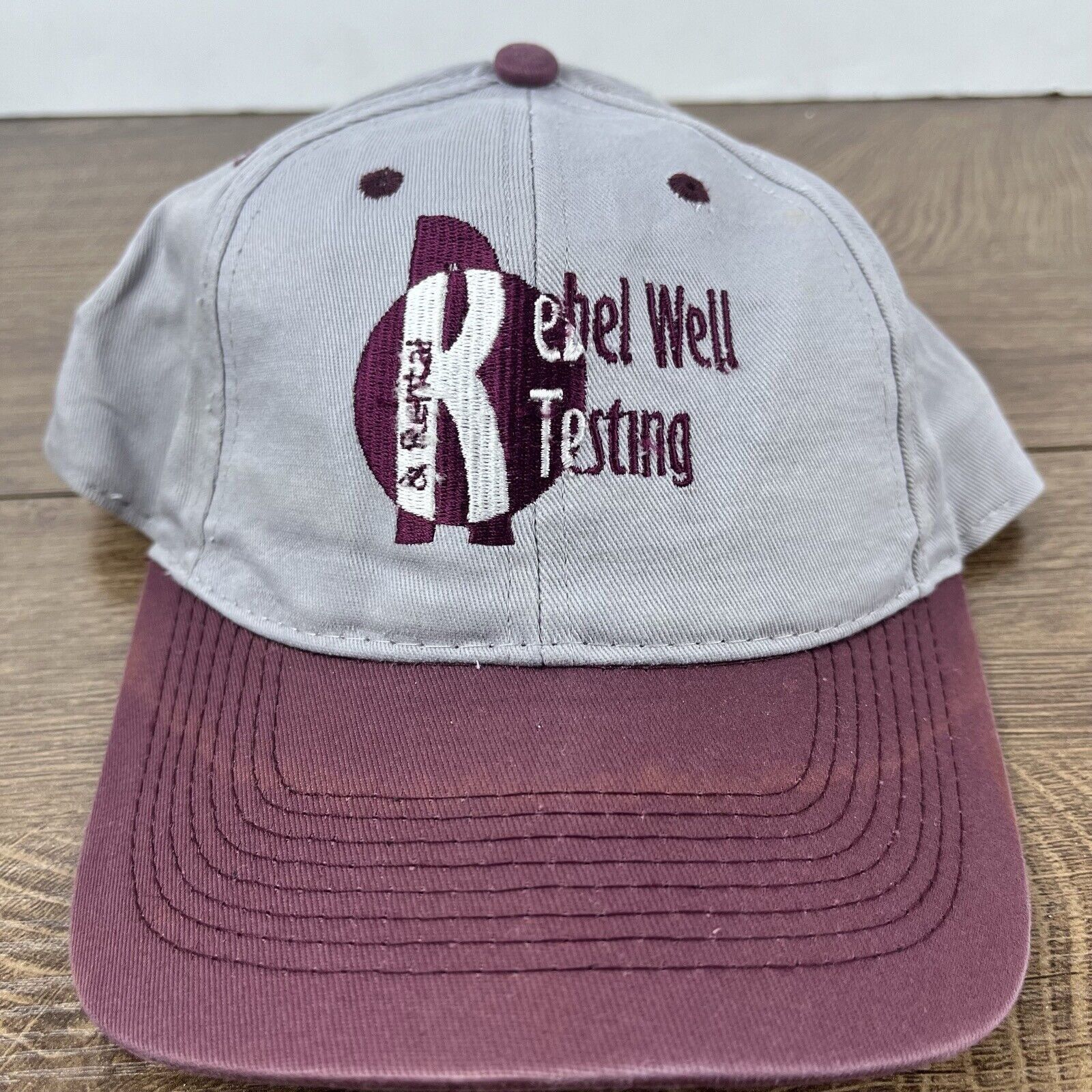 Other Rebel Well Testing Hat Snapback Hat Gray Adjustable Hat Adul Size ONE SIZE - 3 Thumbnail