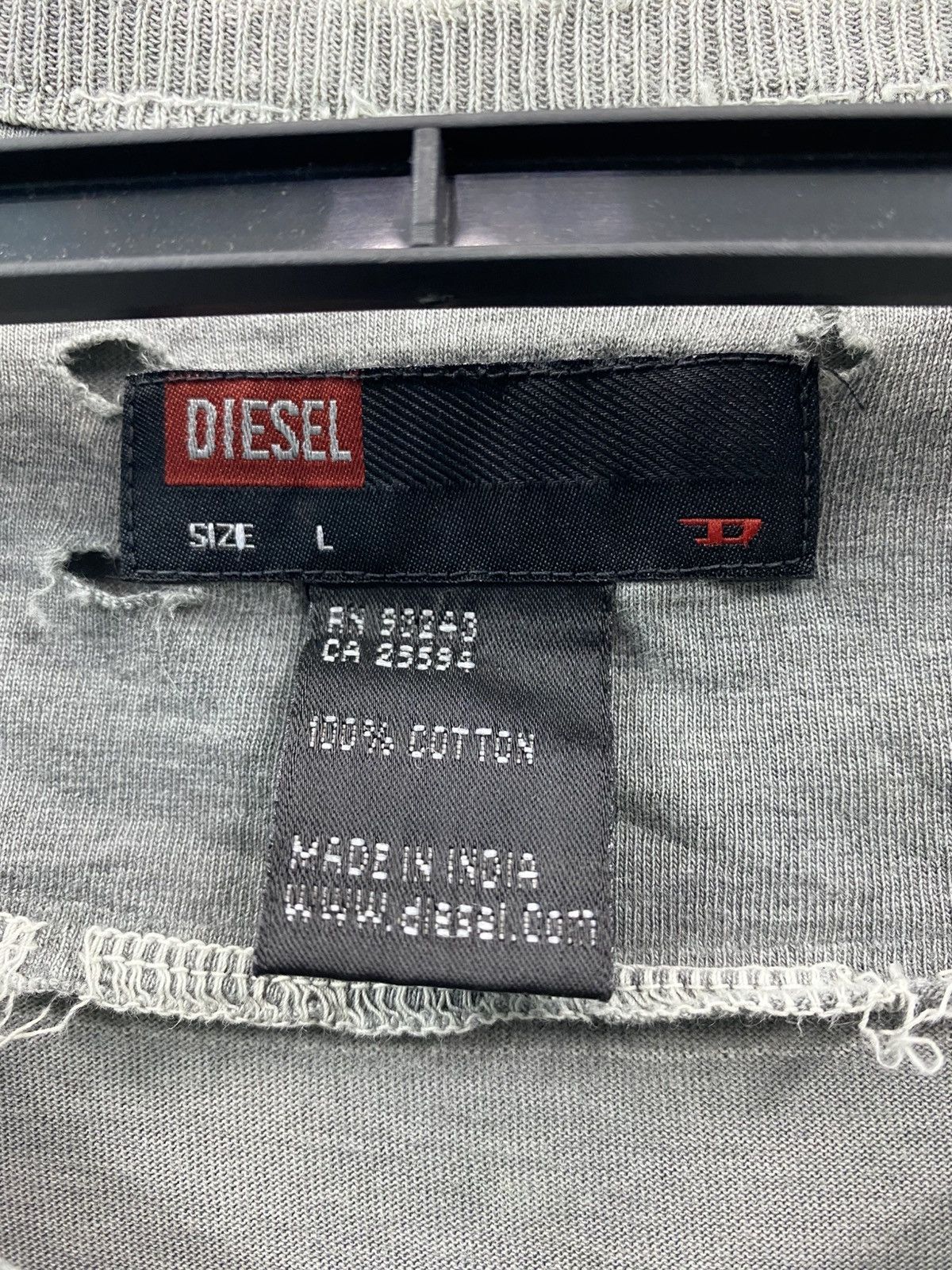 Diesel Vintage DIESEL long sleeve tee Size US L / EU 52-54 / 3 - 6 Thumbnail